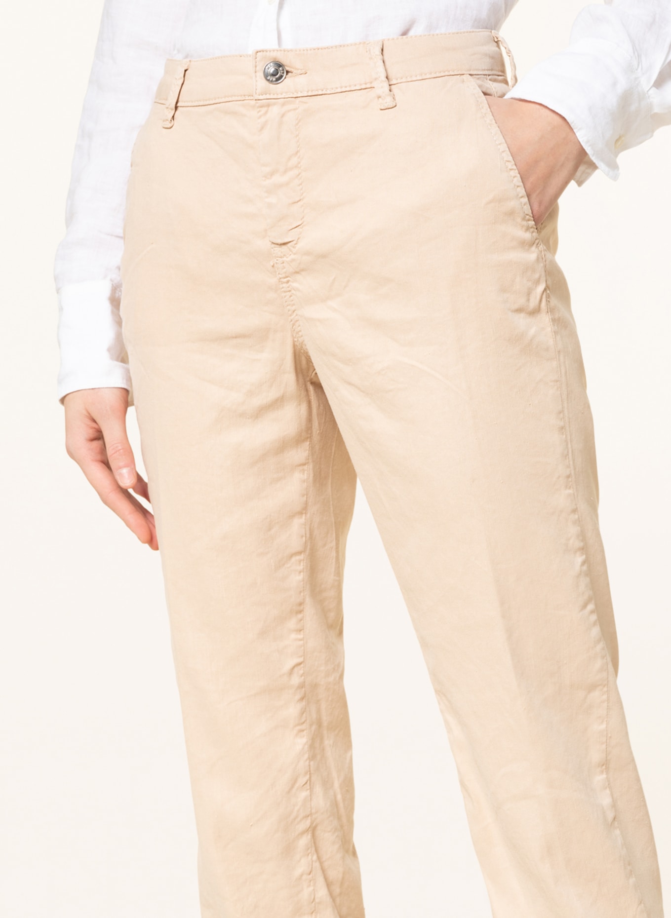MAC Chinos with linen , Color: CAMEL (Image 5)
