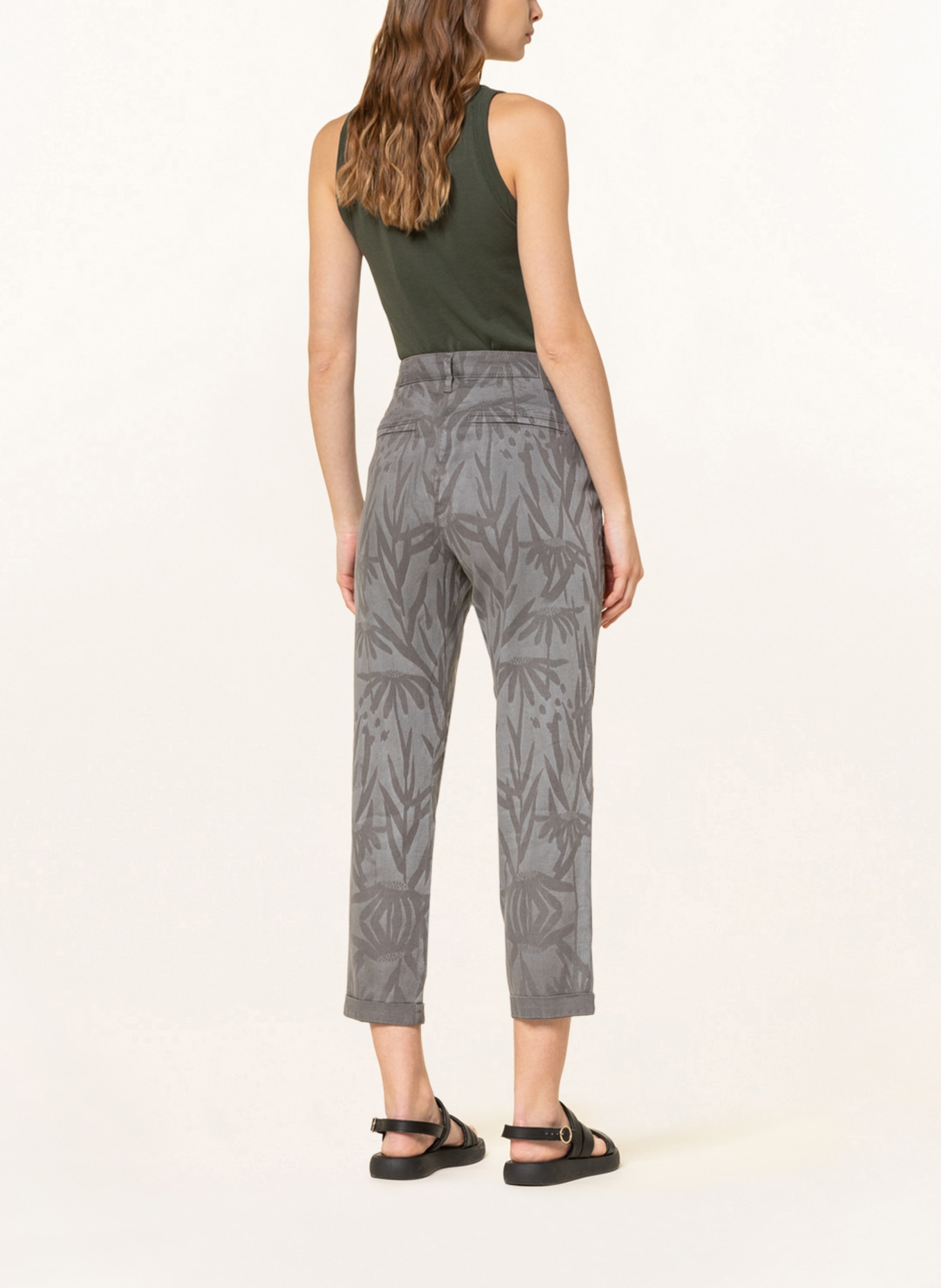 MAC Chinos with linen , Color: GRAY (Image 3)