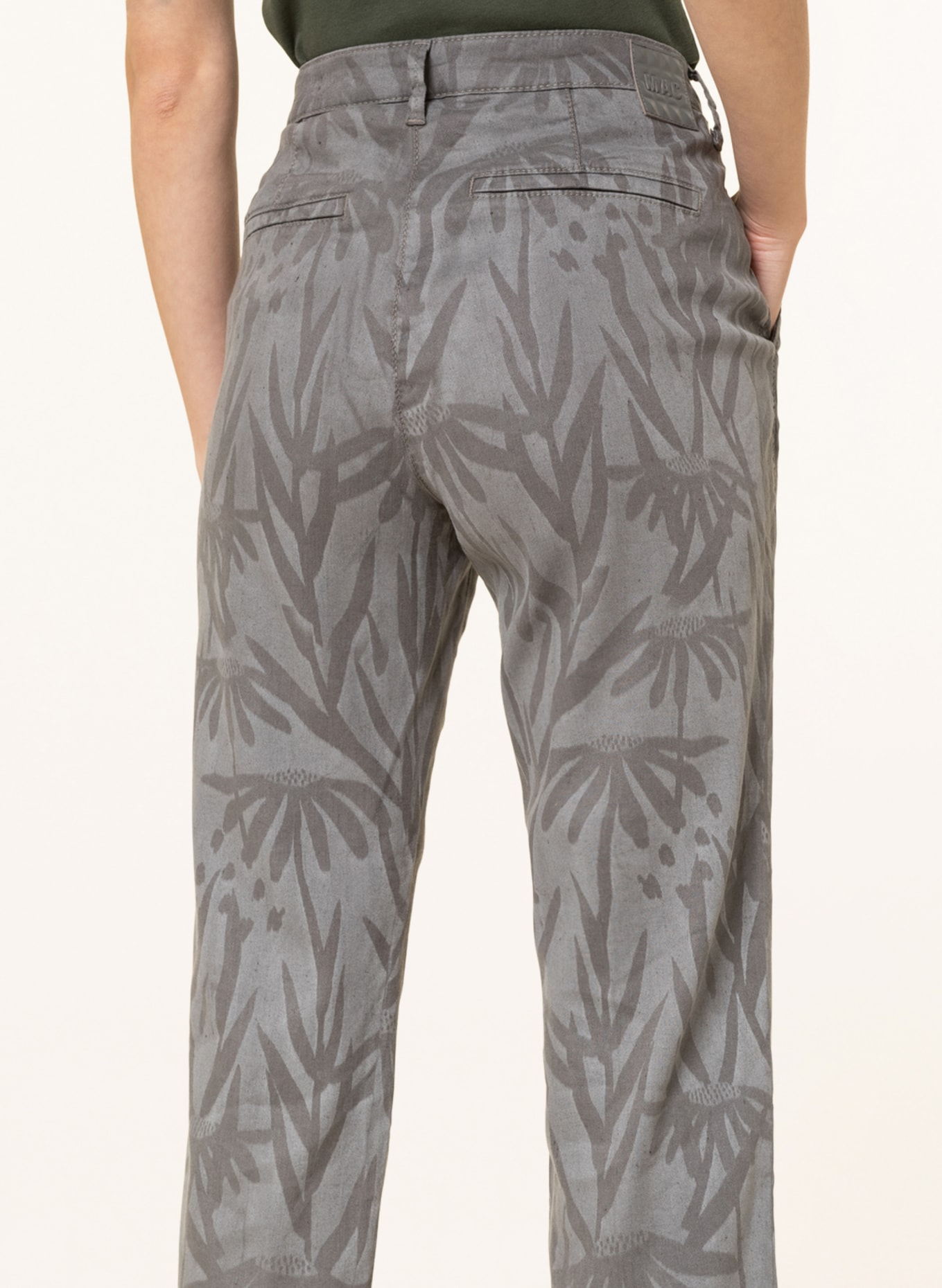 MAC Chinos with linen , Color: GRAY (Image 5)