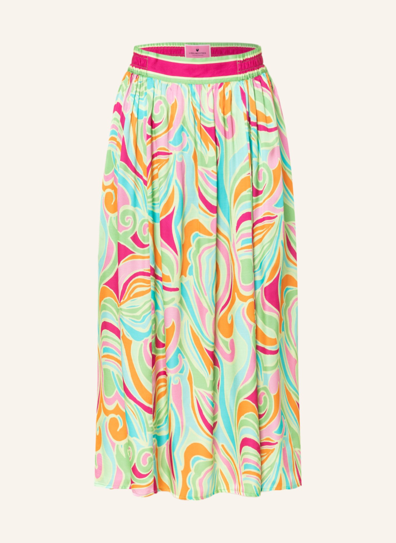 LIEBLINGSSTÜCK Skirt, Color: LIGHT GREEN/ LIGHT BLUE/ PINK (Image 1)