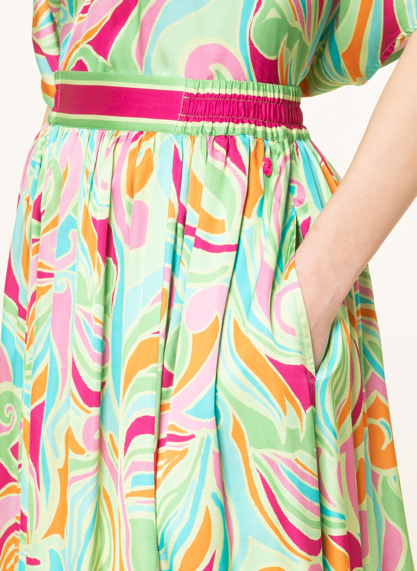 LIEBLINGSSTÜCK Skirt, Color: LIGHT GREEN/ LIGHT BLUE/ PINK (Image 4)