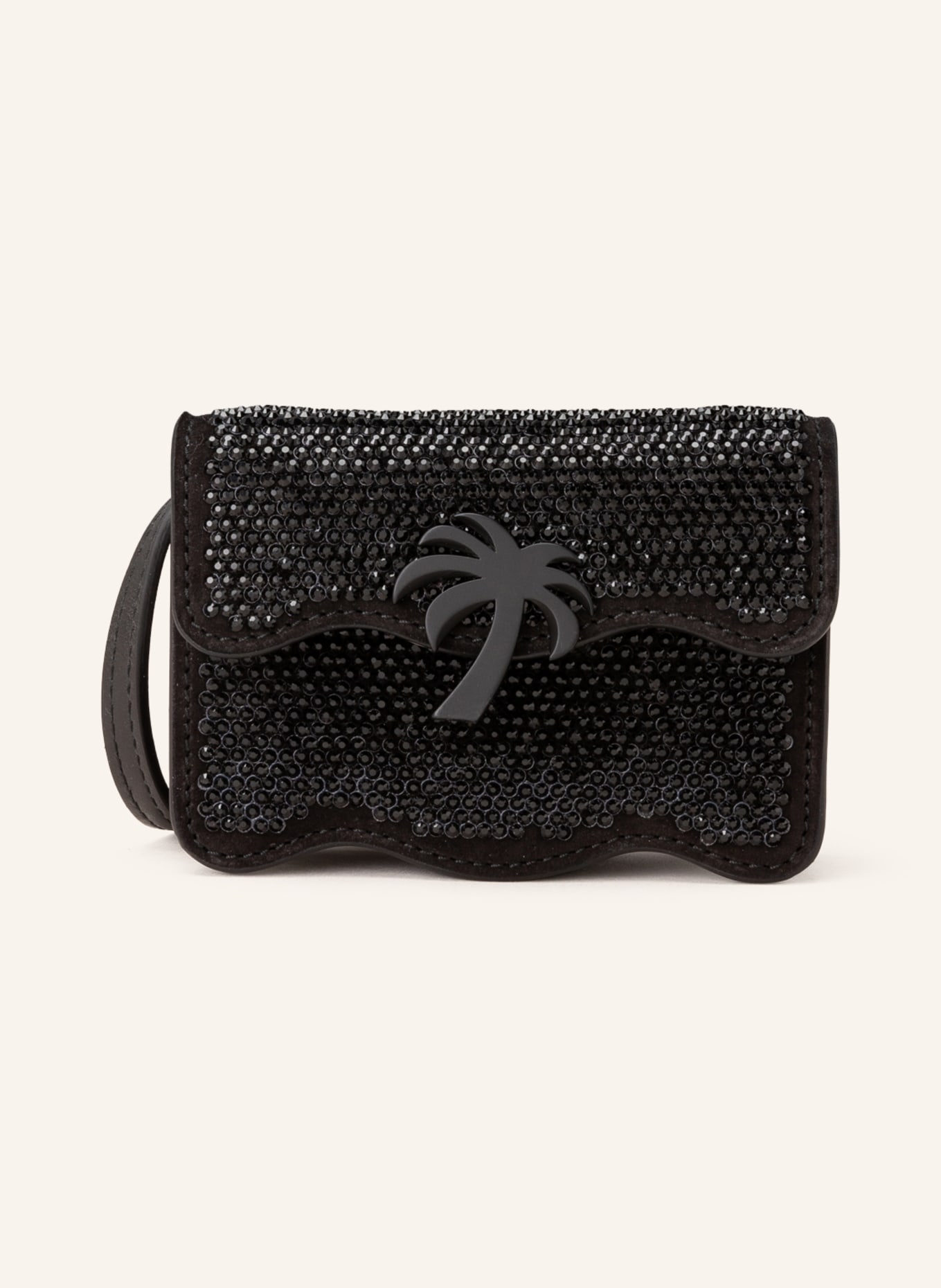 Palm Angels Handbag PALM BEACH SMALL with decorative gems, Color: BLACK (Image 1)