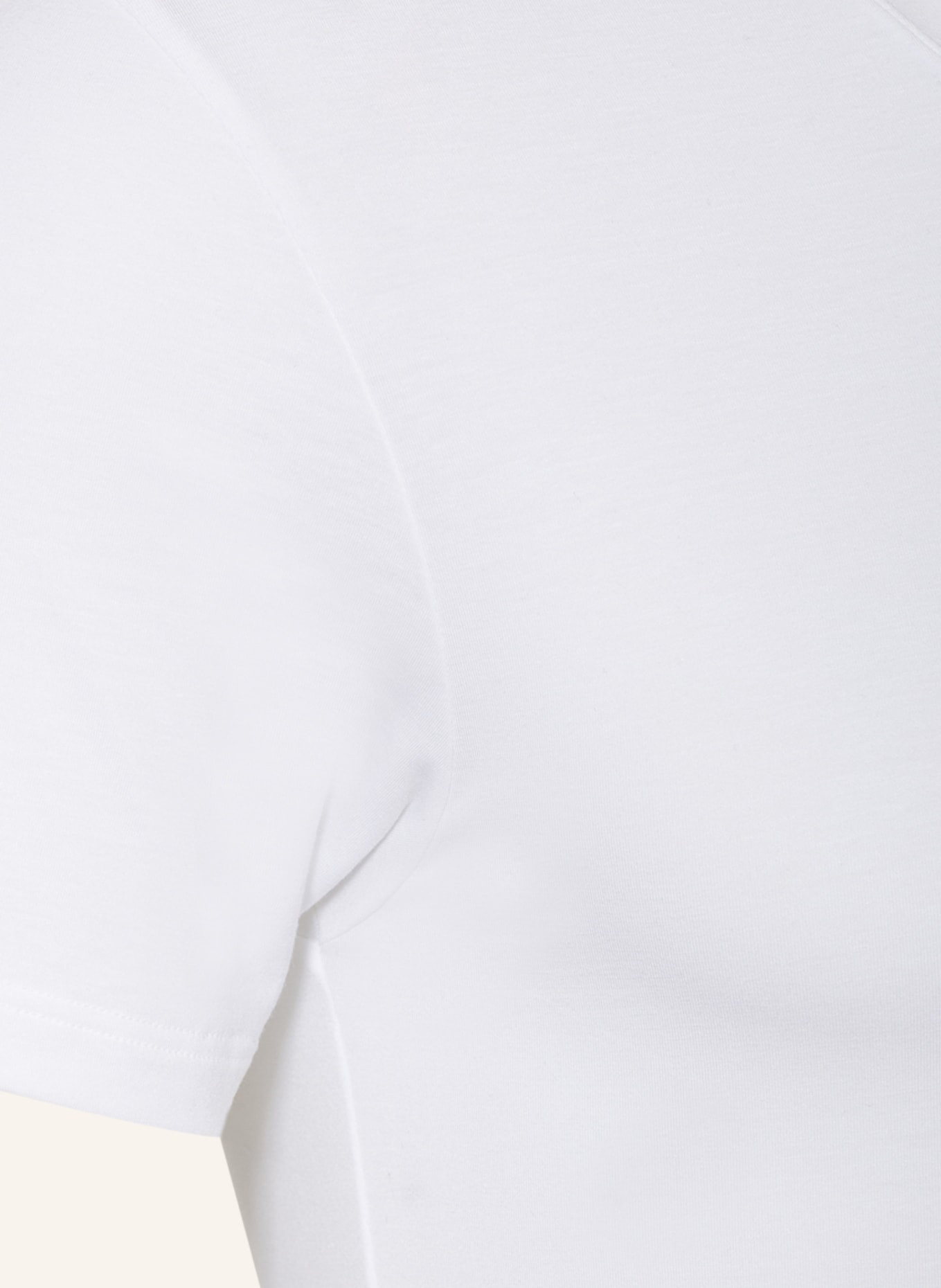mey V-neck shirt series SUPERIOR, Color: WHITE (Image 3)