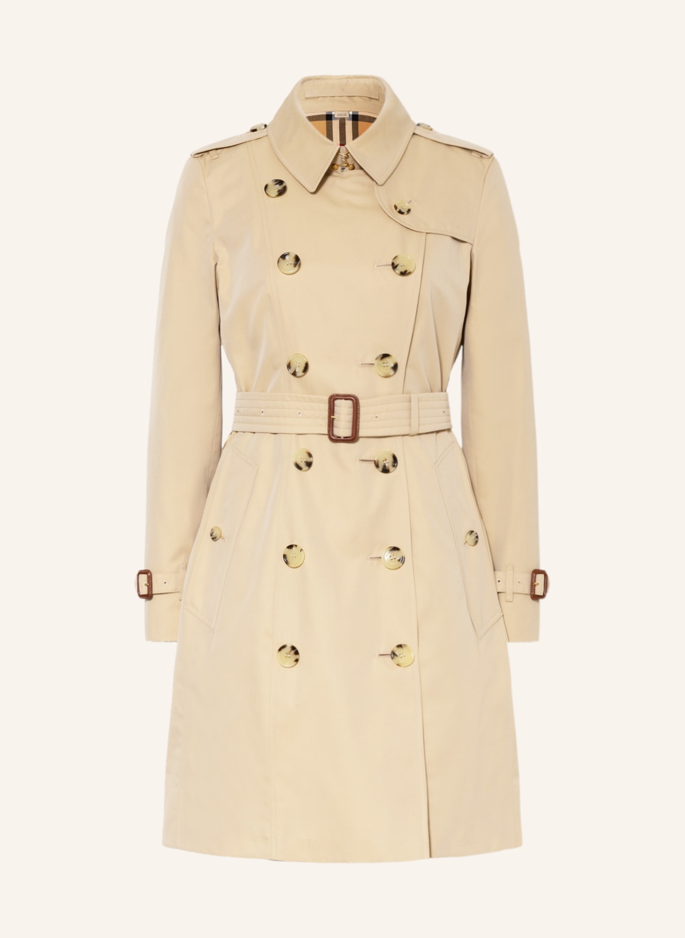 BURBERRY Trench coat, Color: BEIGE (Image 1)