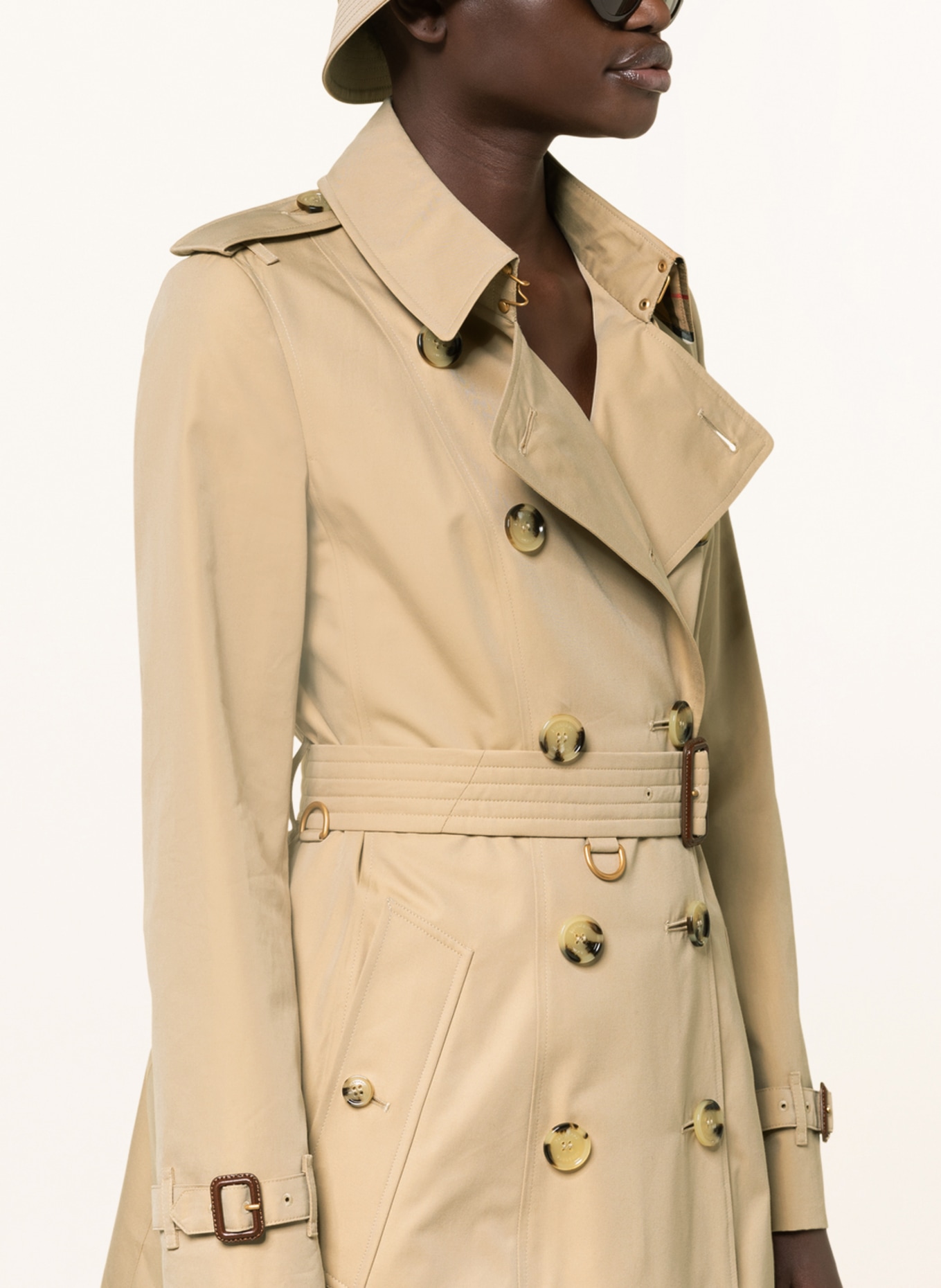 BURBERRY Trenchcoat WATERLOO, Farbe: CAMEL (Bild 4)