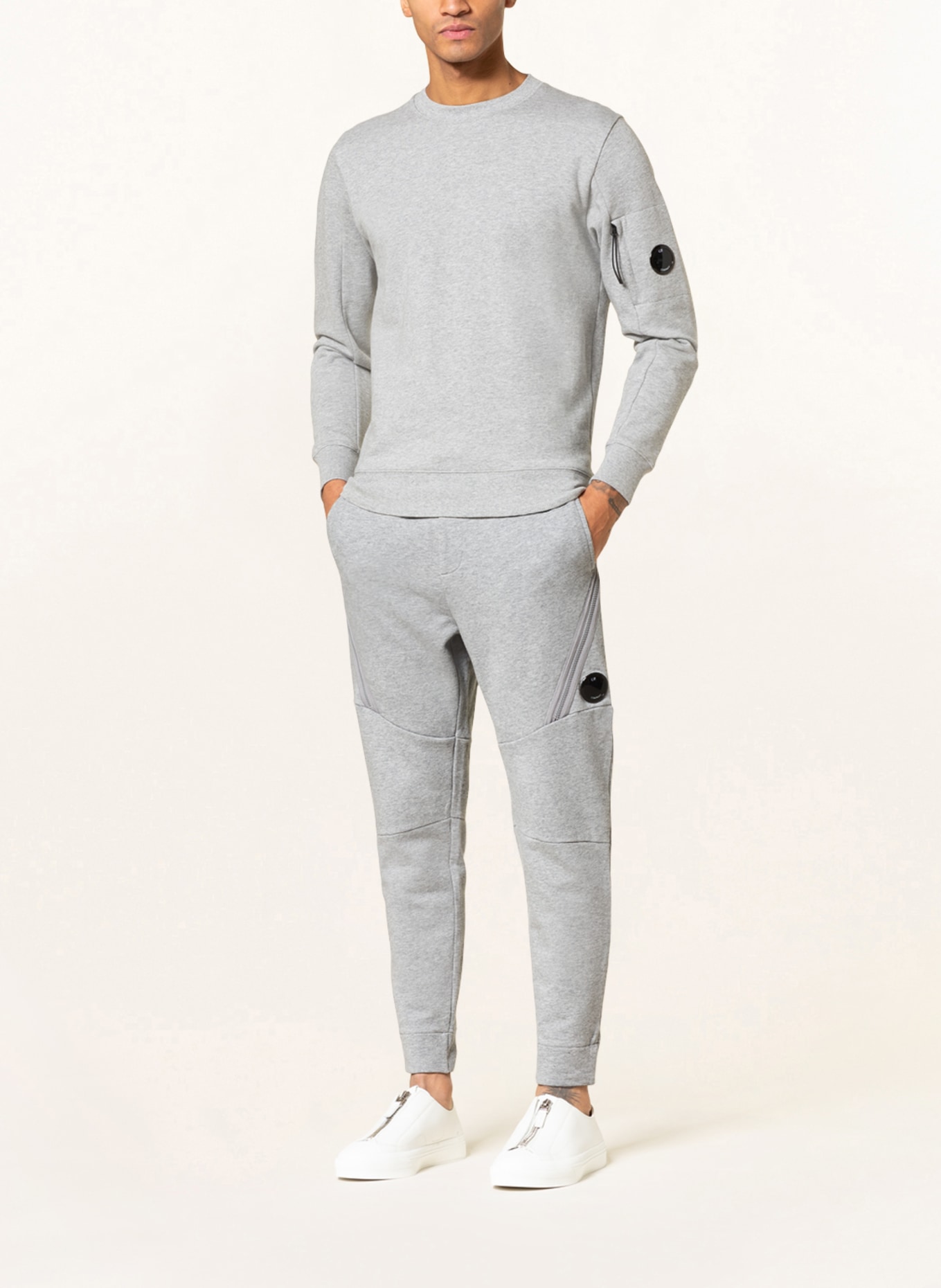 C.P. COMPANY Sweatpants: HELLGRAU