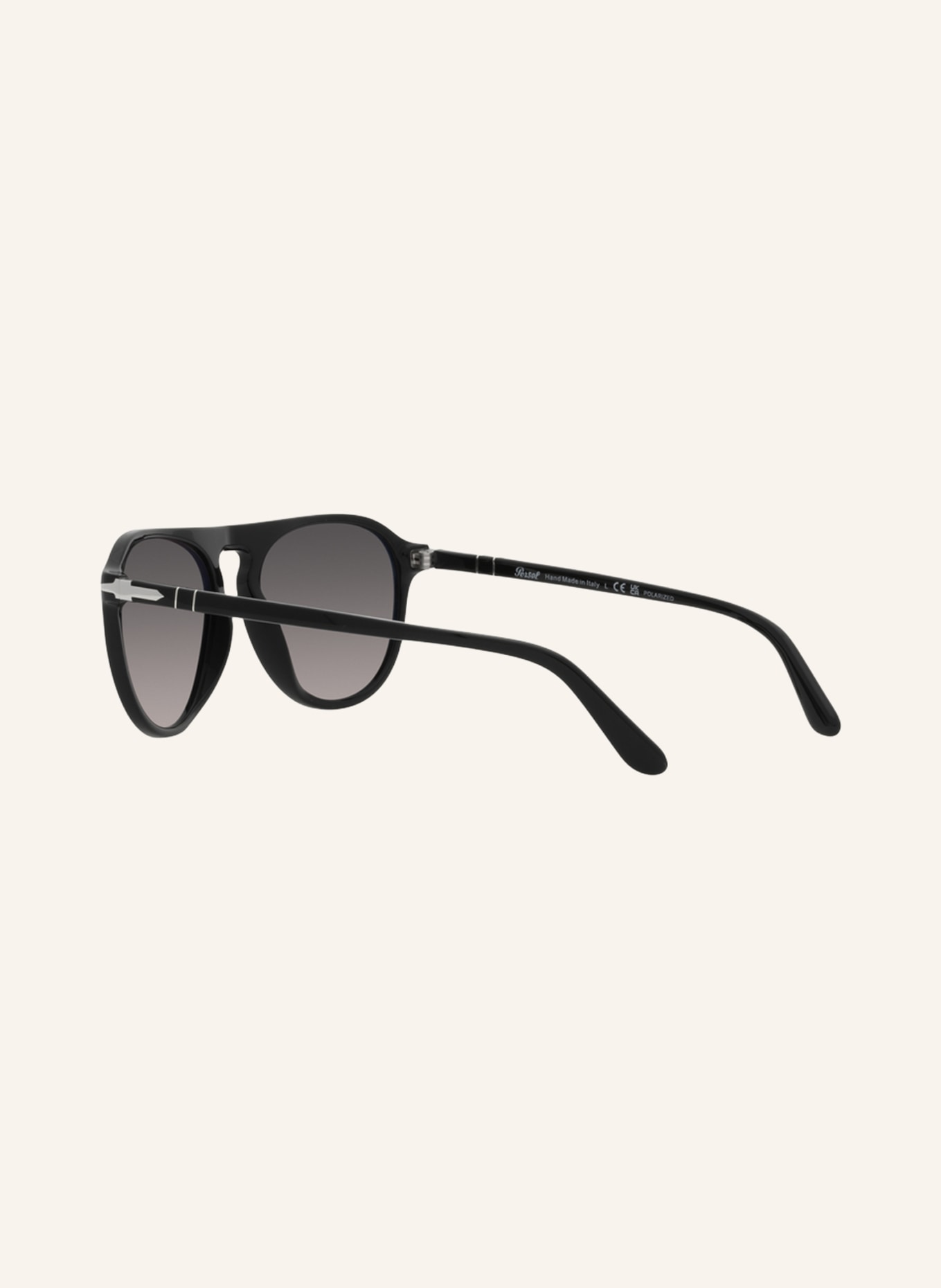 Persol Sunglasses PO3302S, Color: 95/M3 - BLACK/ GRAY POLARIZED (Image 4)