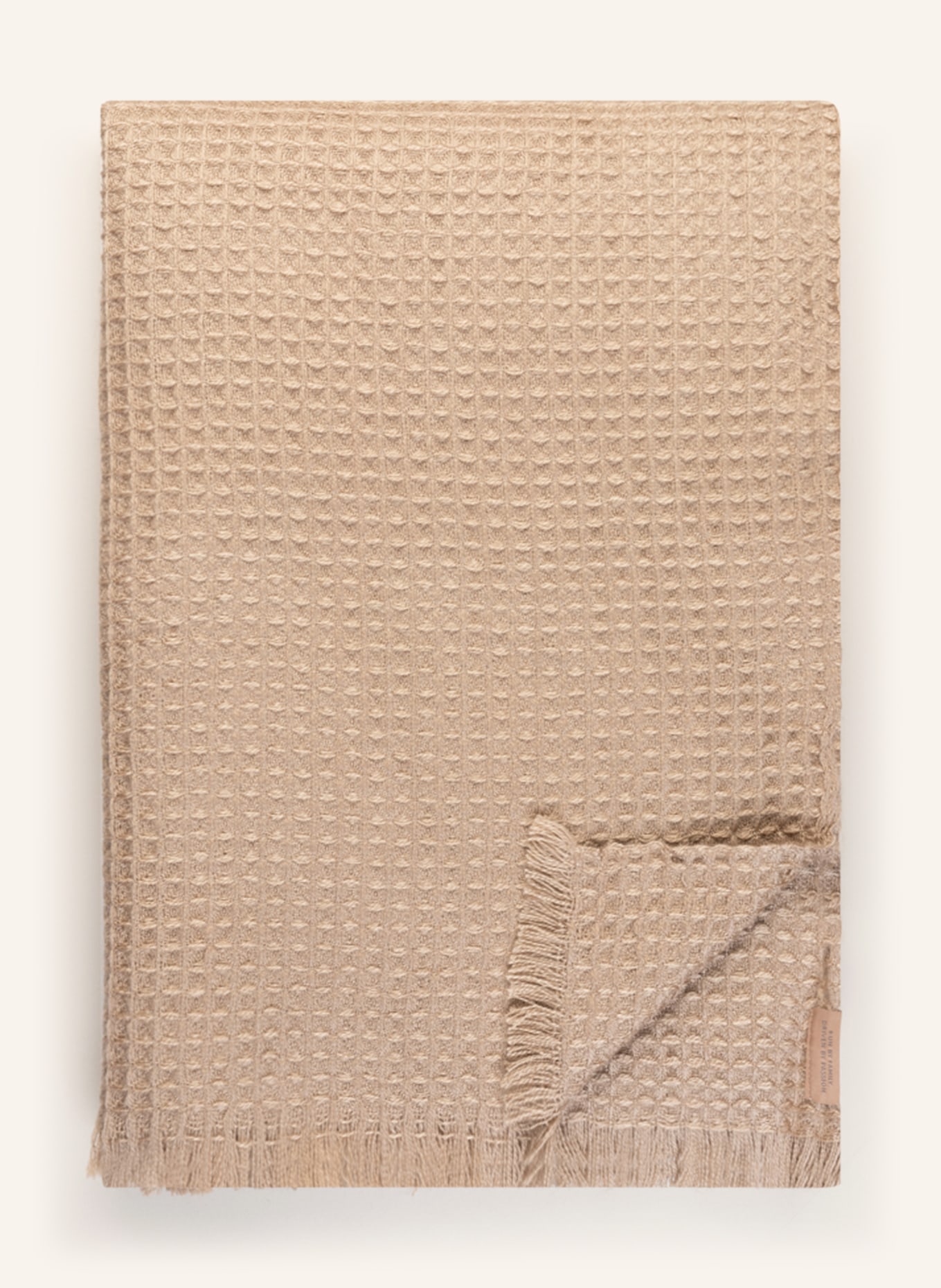 blomus Plaid TOLA: HELLBRAUN