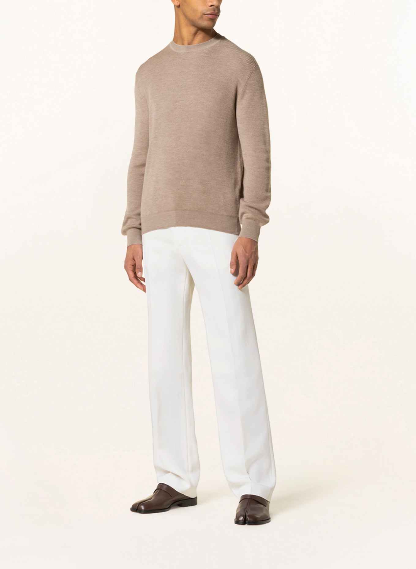 AGNONA Cashmere sweater, Color: BEIGE (Image 2)