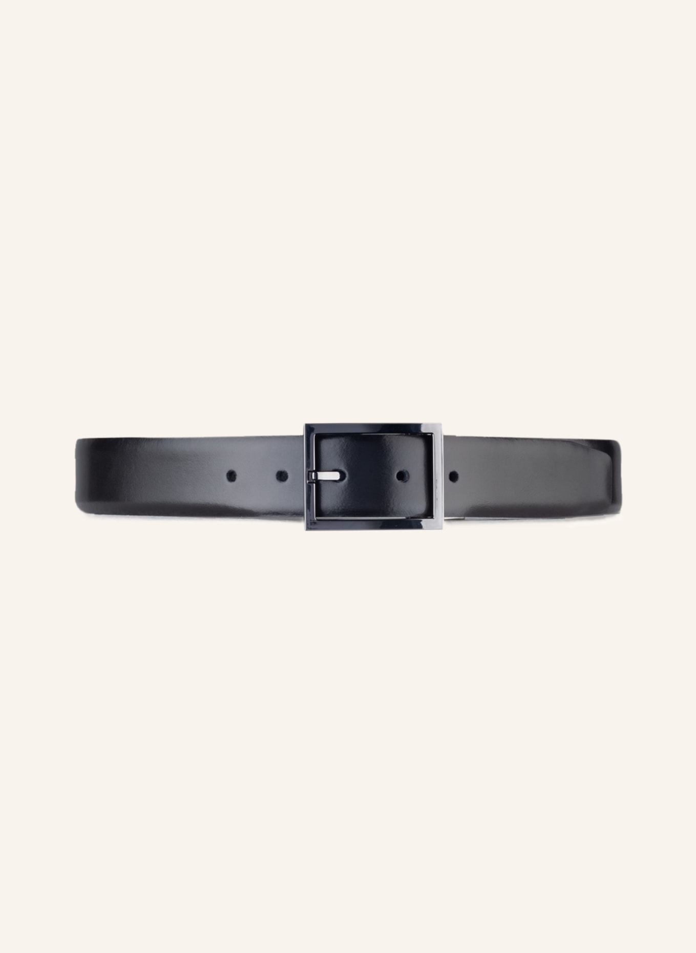 PAUL Reversible leather belt , Color: BLACK (Image 3)