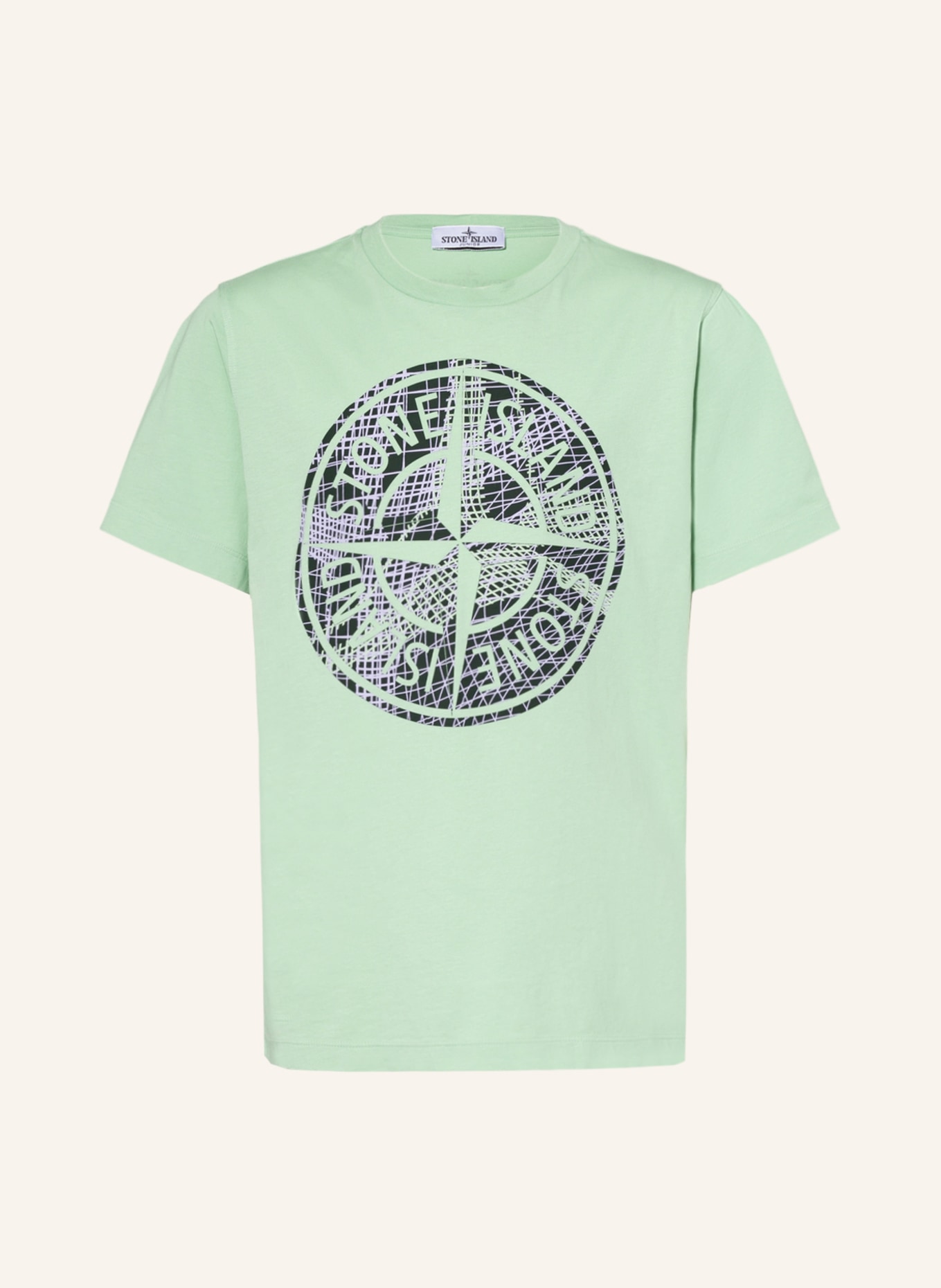 STONE ISLAND JUNIOR T-Shirt, Farbe: HELLGRÜN (Bild 1)