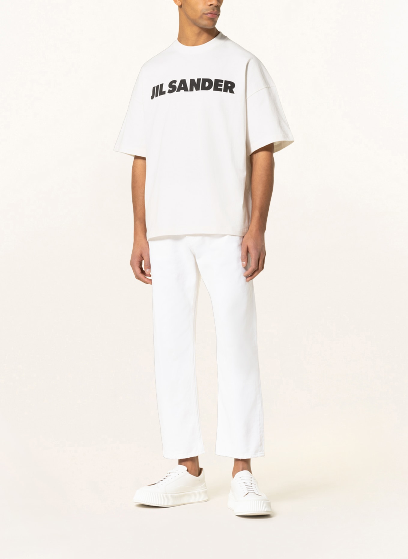 JIL SANDER Oversized tričko, Barva: REŽNÁ (Obrázek 2)