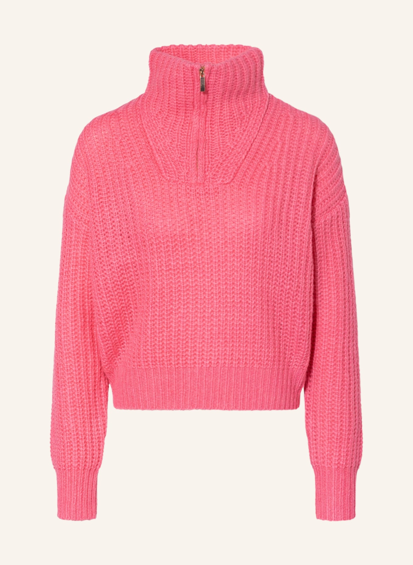 someday Half-zip sweater TOMILLA, Color: PINK (Image 1)
