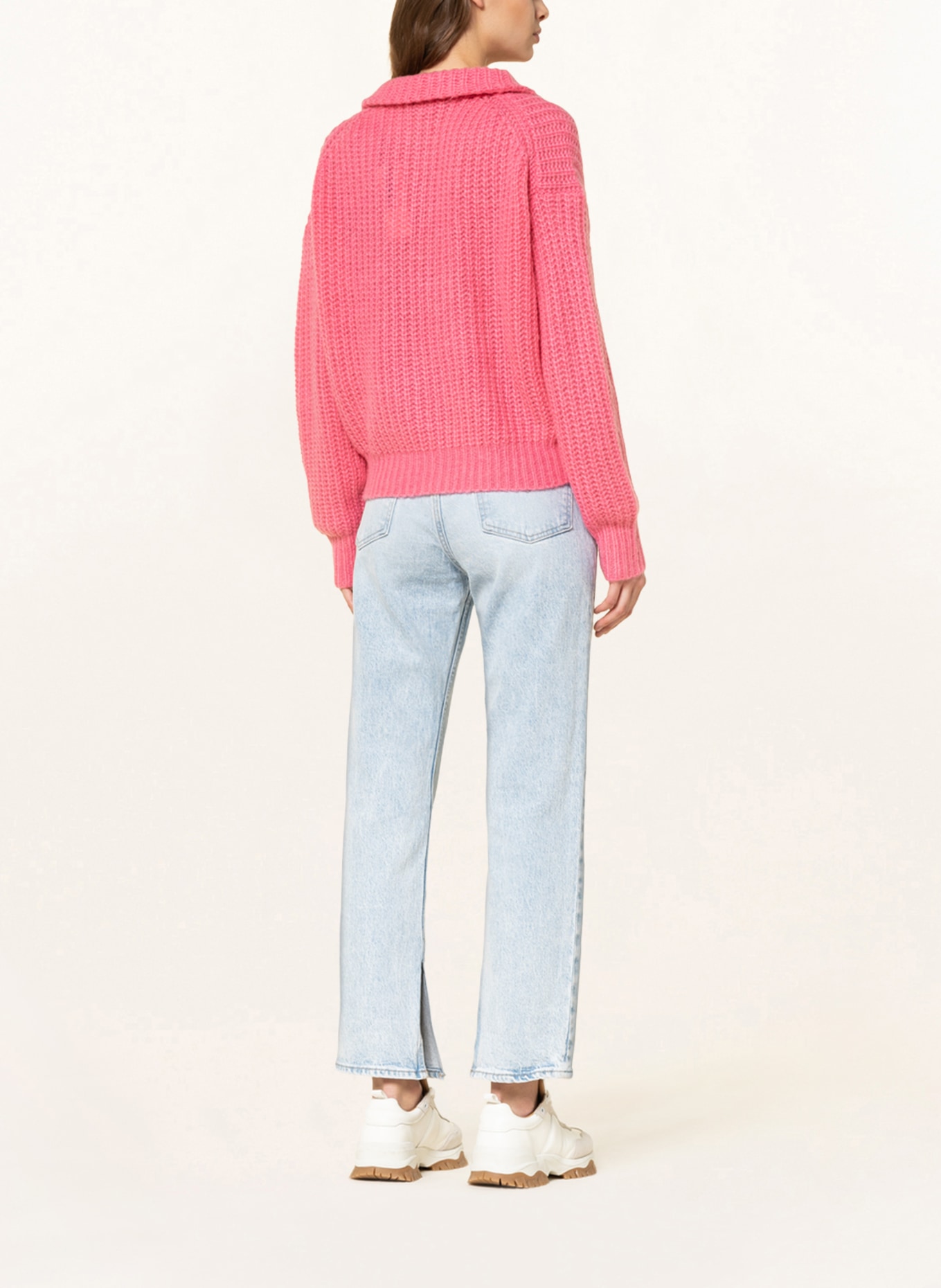 someday Half-zip sweater TOMILLA, Color: PINK (Image 3)