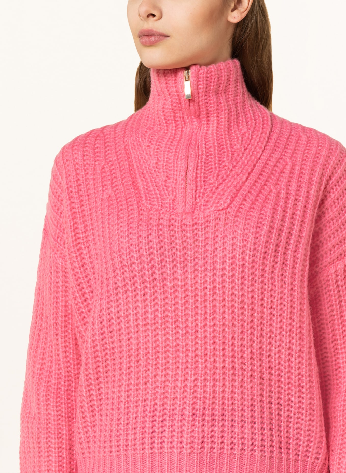 someday Half-zip sweater TOMILLA, Color: PINK (Image 4)
