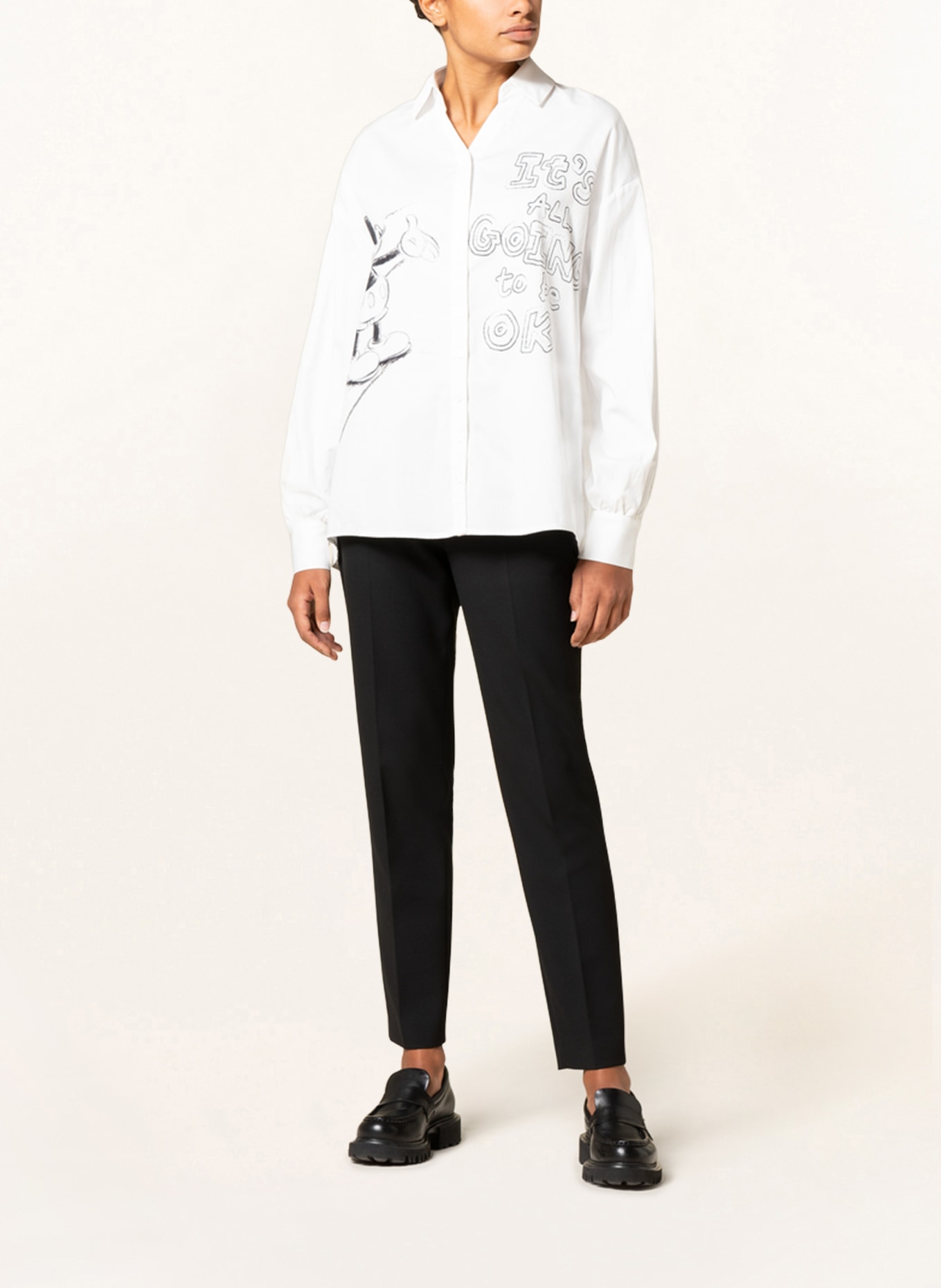 Princess GOES HOLLYWOOD Shirt blouse, Color: BLACK/ WHITE (Image 2)