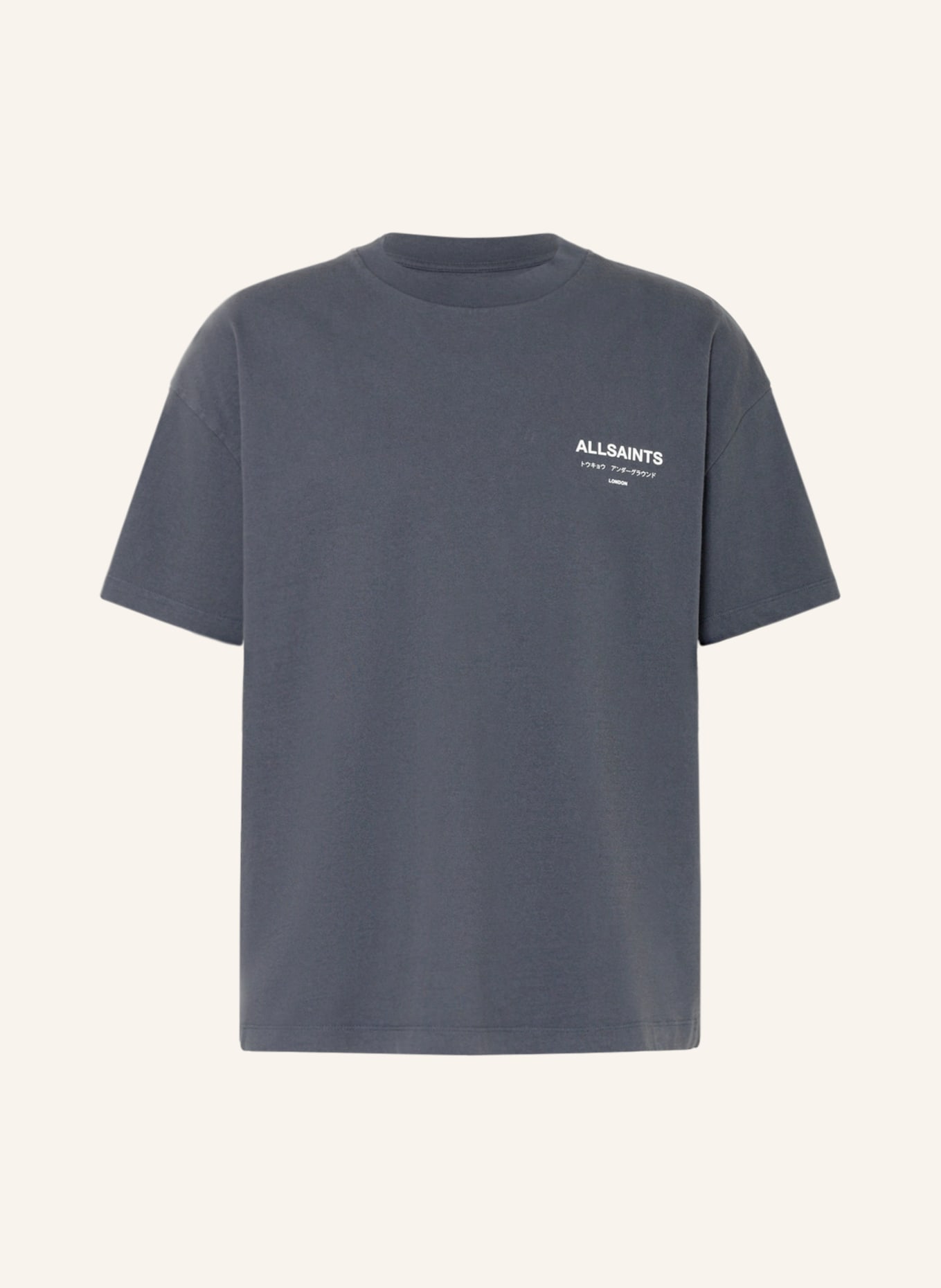ALLSAINTS Oversized-Shirt UNDERGROUND , Farbe: DUNKELGRAU (Bild 1)