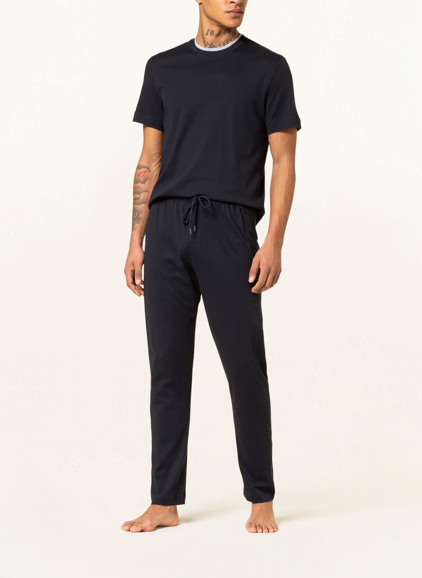 mey Pyžamové kalhoty série N8TEX 2.0, Barva: TMAVĚ MODRÁ (Obrázek 2)