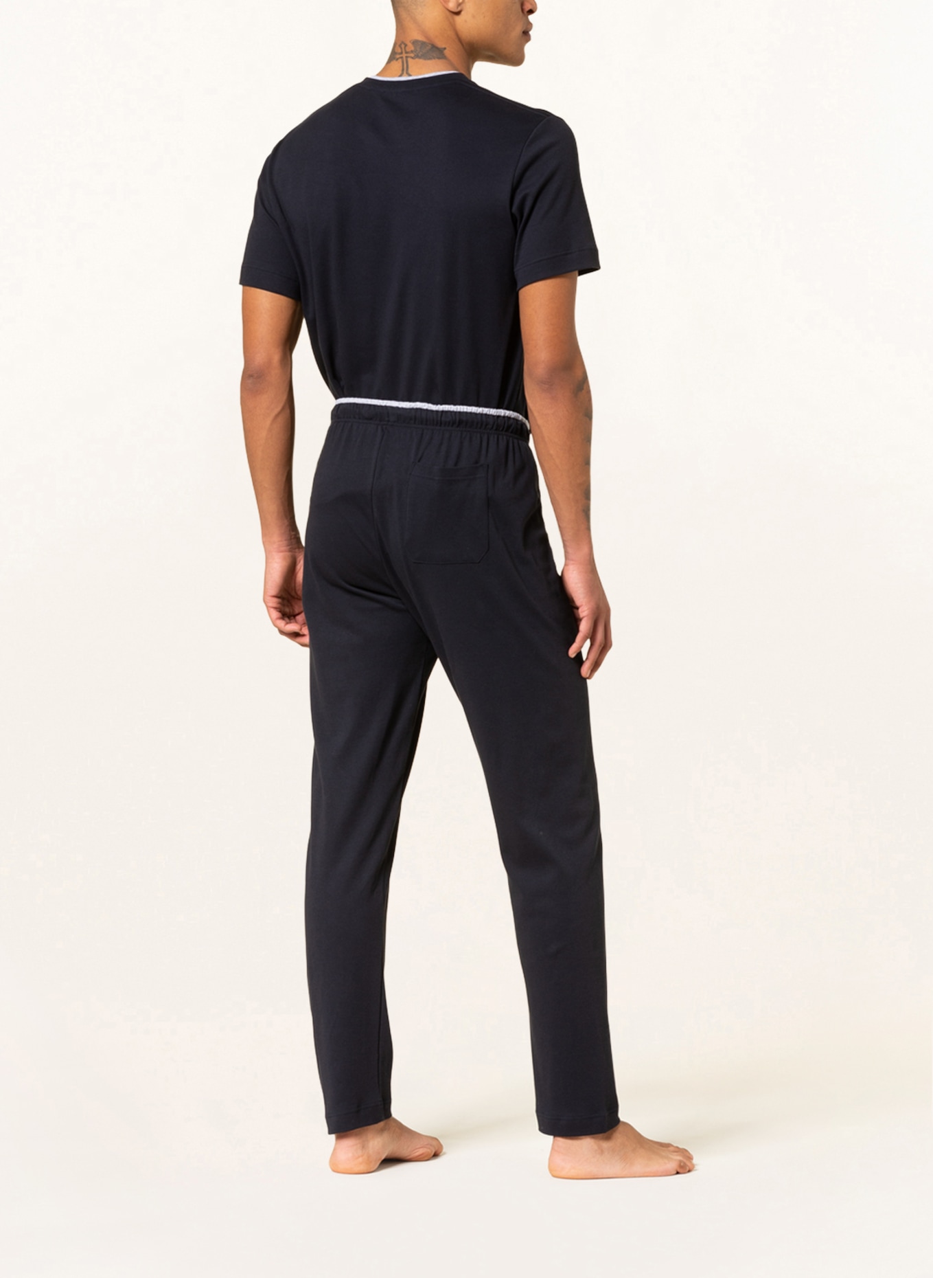 mey Pyžamové kalhoty série N8TEX 2.0, Barva: TMAVĚ MODRÁ (Obrázek 3)