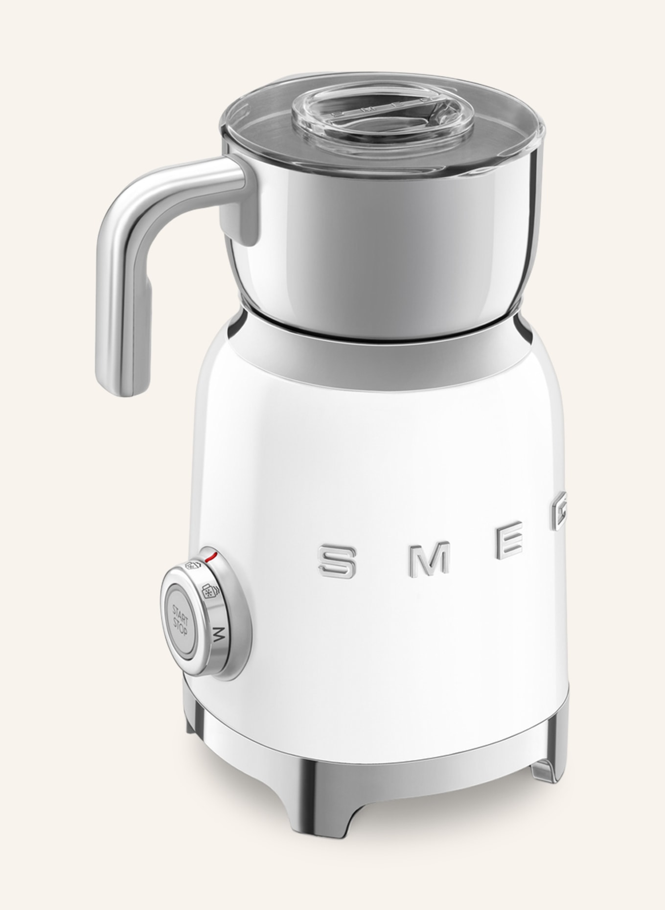 SMEG Elektrischer Milchaufschäumer MFF11, Farbe: WEISS (Bild 3)