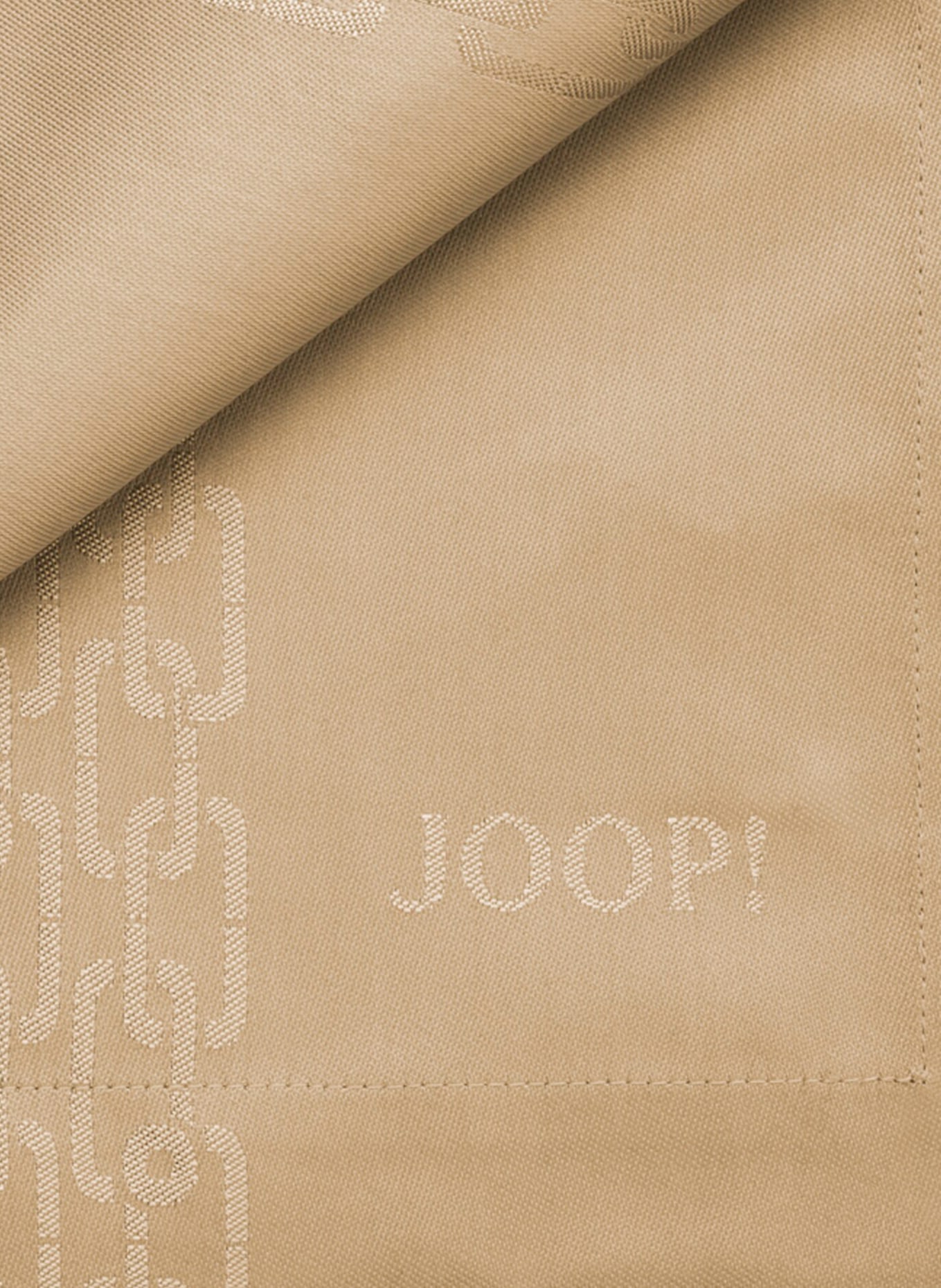 JOOP! Serwetki z tkaniny JOOP!, 2 szt. CHAINS, Kolor: BEŻOWY (Obrazek 2)
