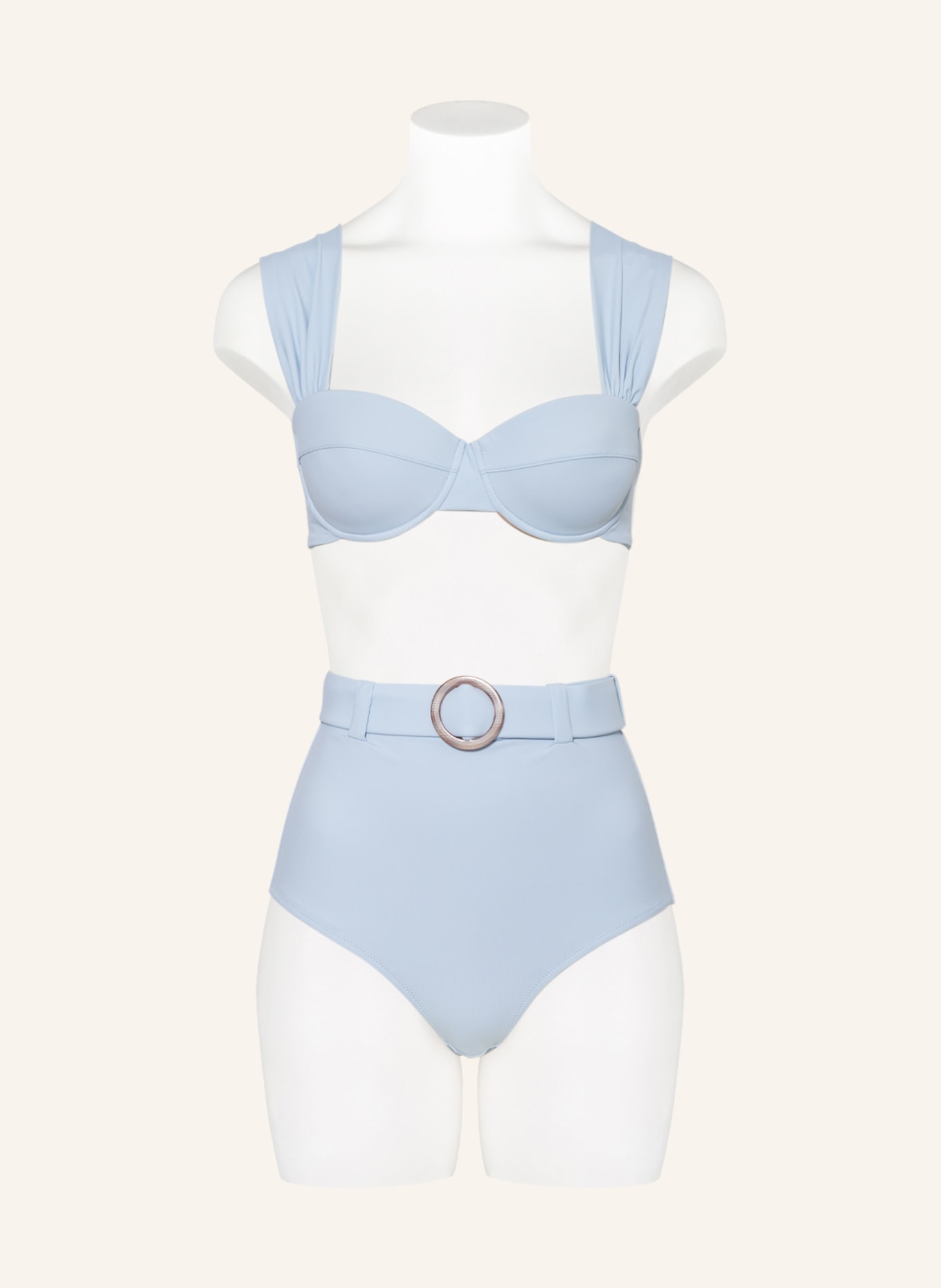 EVARAE Underwired bikini top AUDREY , Color: LIGHT BLUE (Image 2)