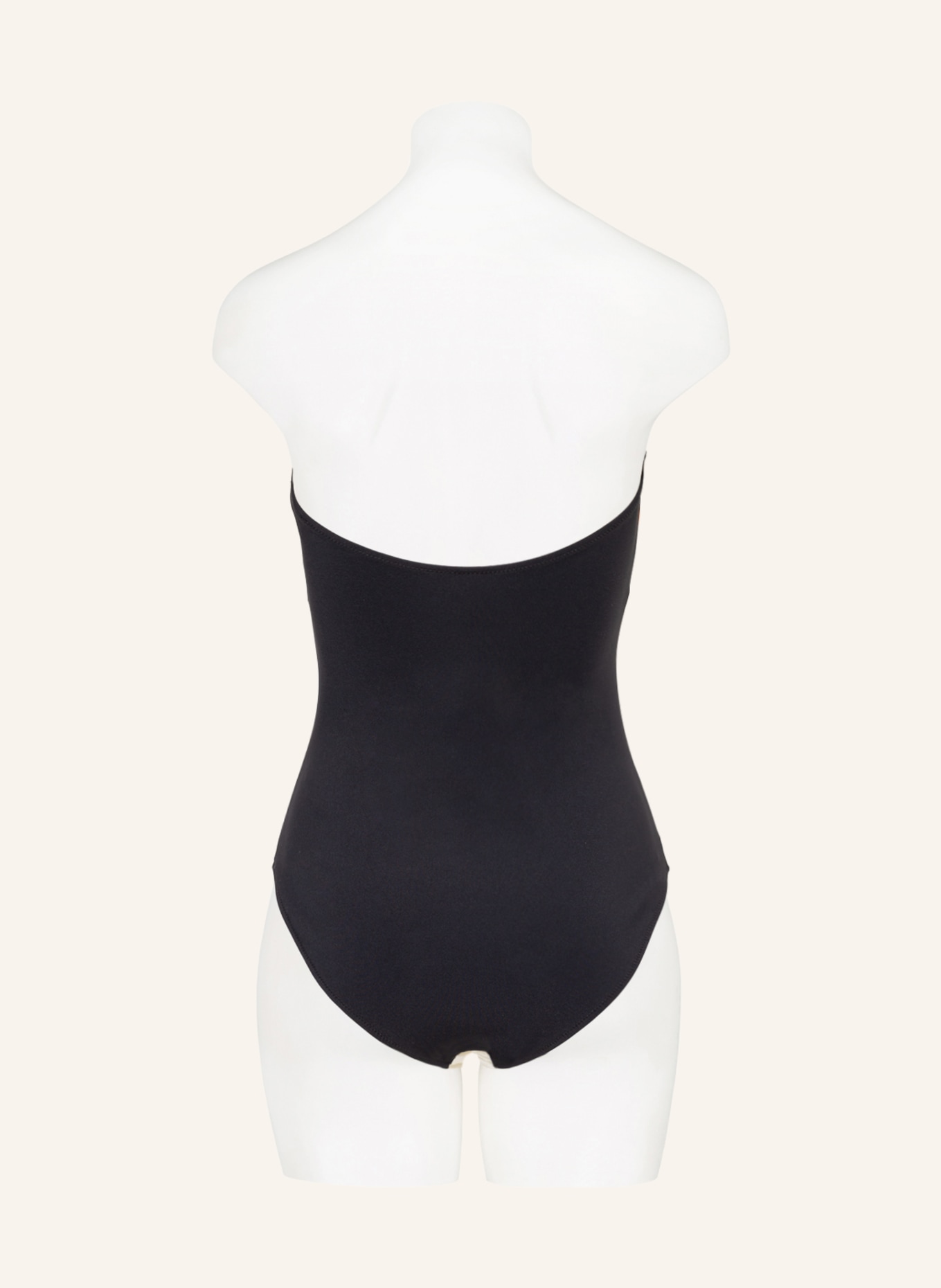 EVARAE Halter neck swimsuit RAO , Color: COGNAC/ BLACK/ CREAM (Image 5)