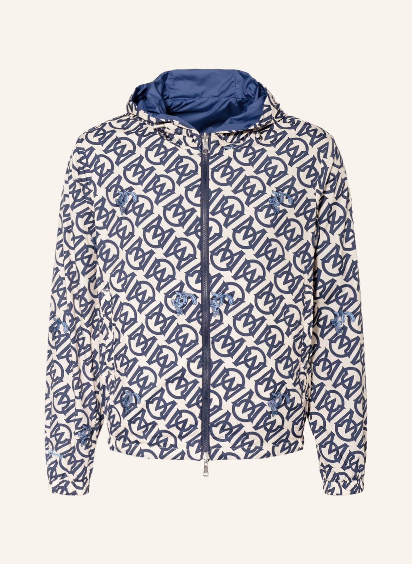 MONCLER Bomber jacket LEISSE reversible , Color: DARK BLUE/ BEIGE (Image 1)