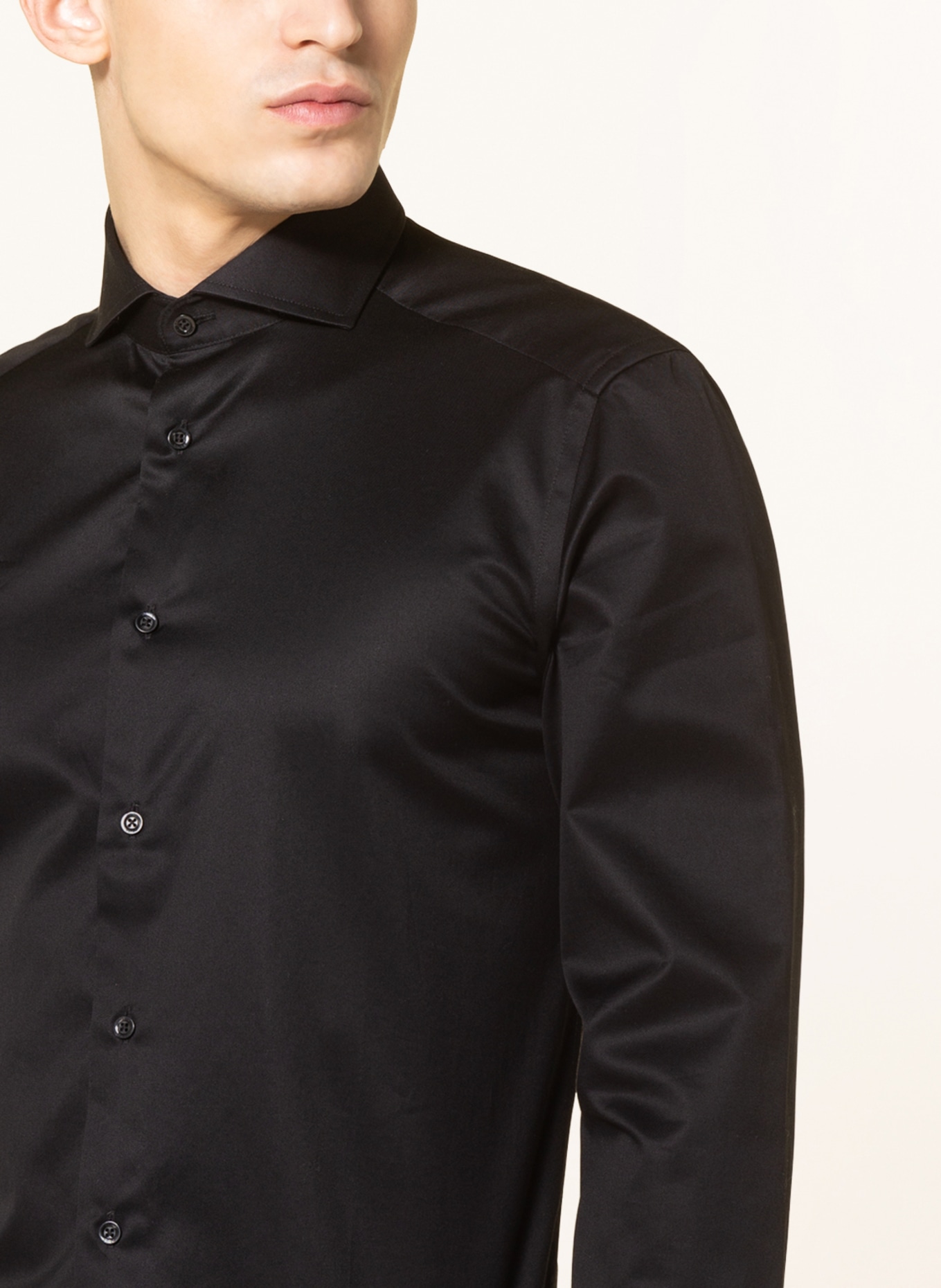 REISS Hemd STORM Slim Fit: SCHWARZ