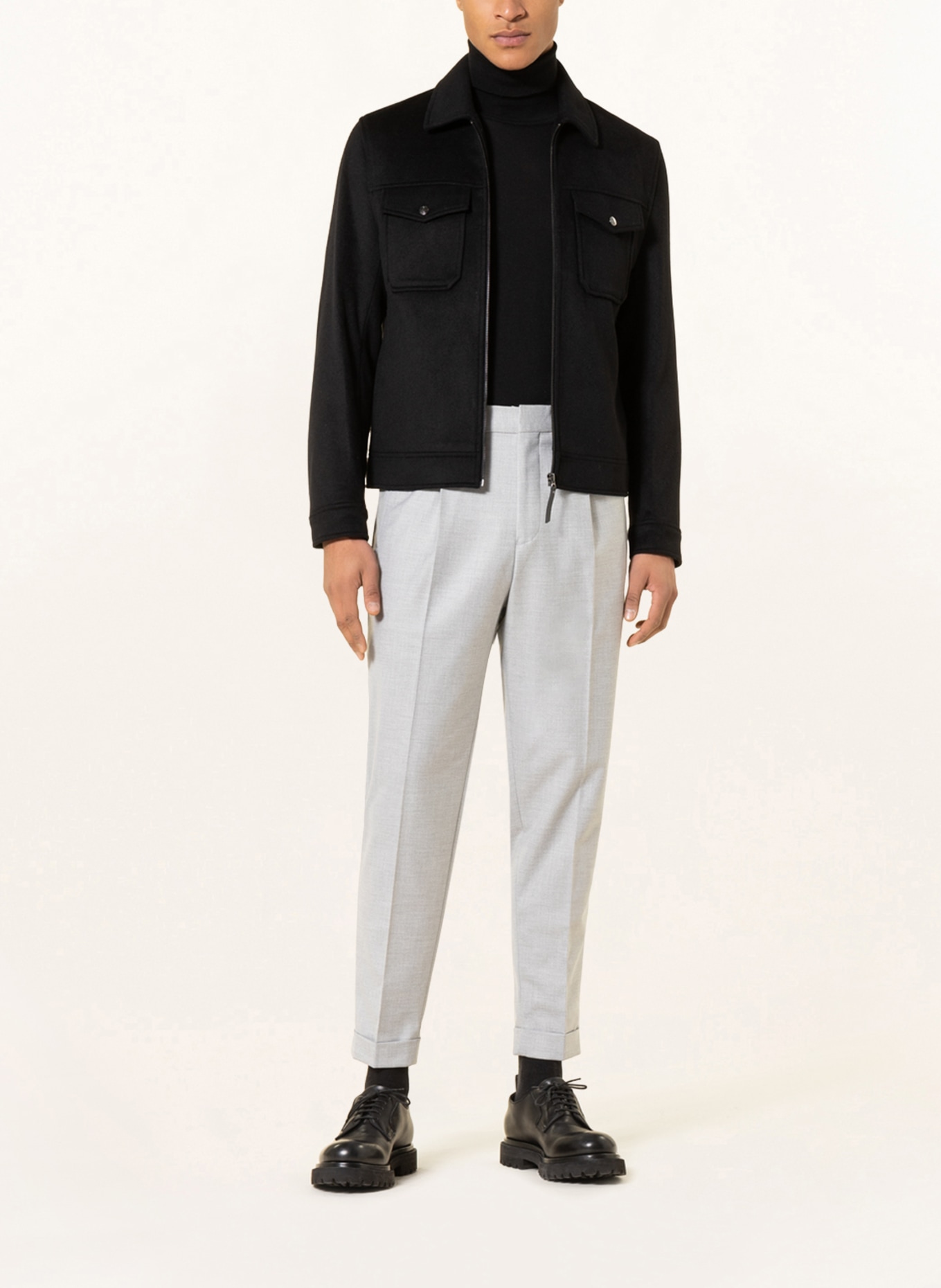 REISS Spodnie BRIGHTON w stylu dresowym extra slim fit , Kolor: SZARY (Obrazek 2)