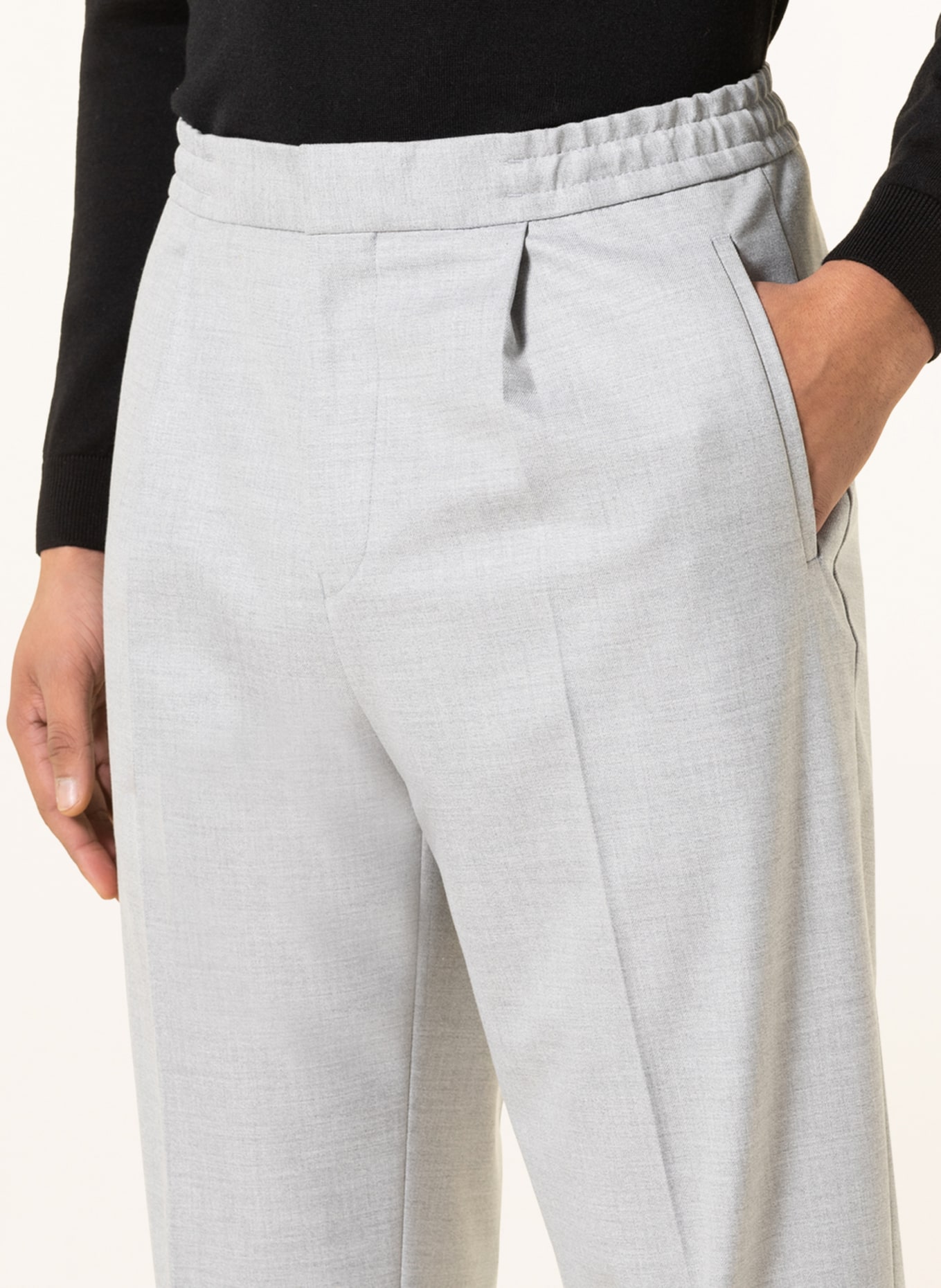 REISS Spodnie BRIGHTON w stylu dresowym extra slim fit , Kolor: SZARY (Obrazek 5)