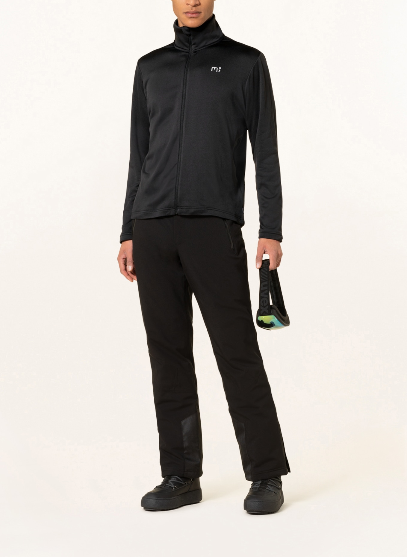 me°ru' Midlayer jacket PELICAN, Color: BLACK (Image 2)