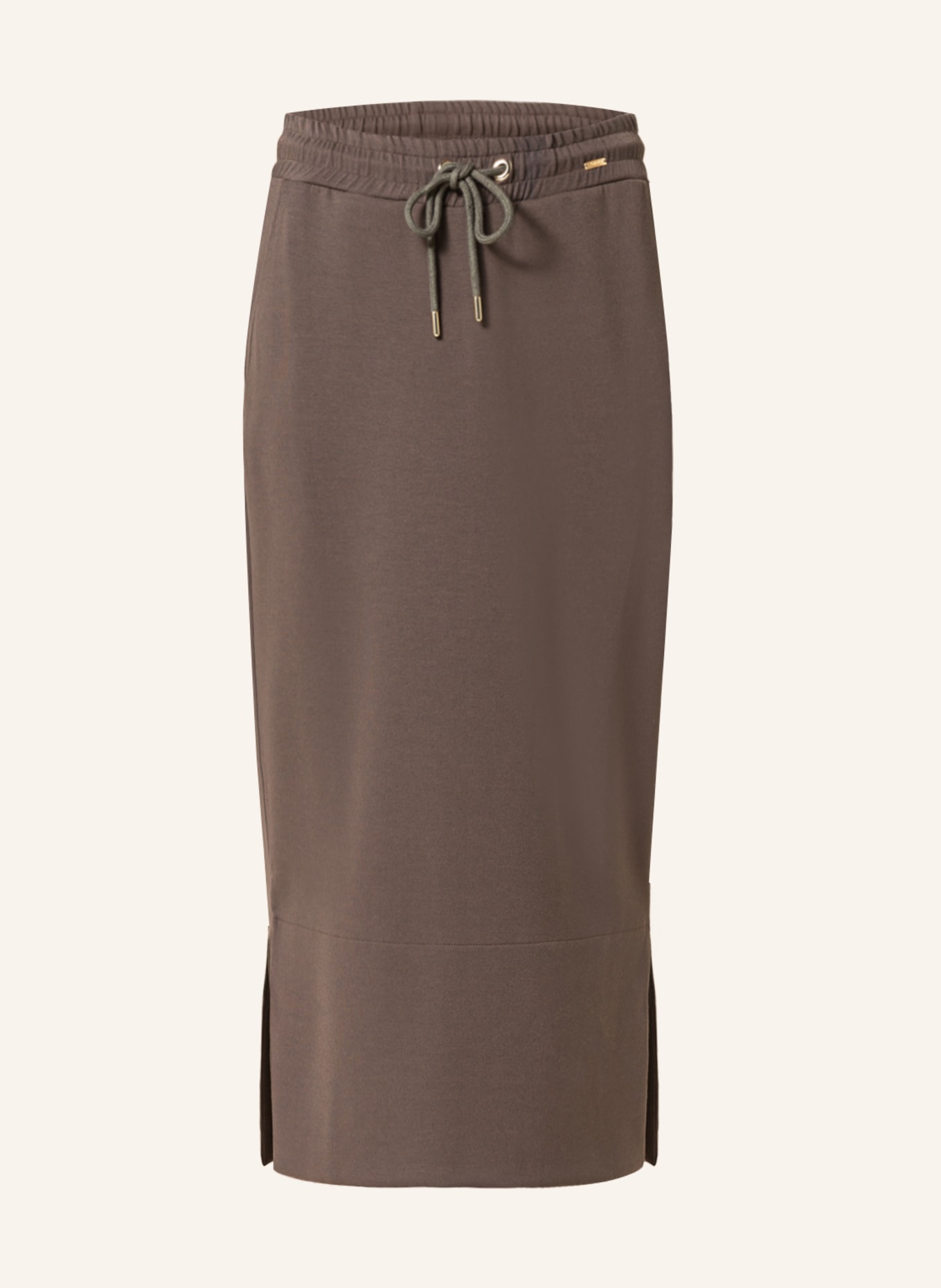 Jersey skirt sales in brown