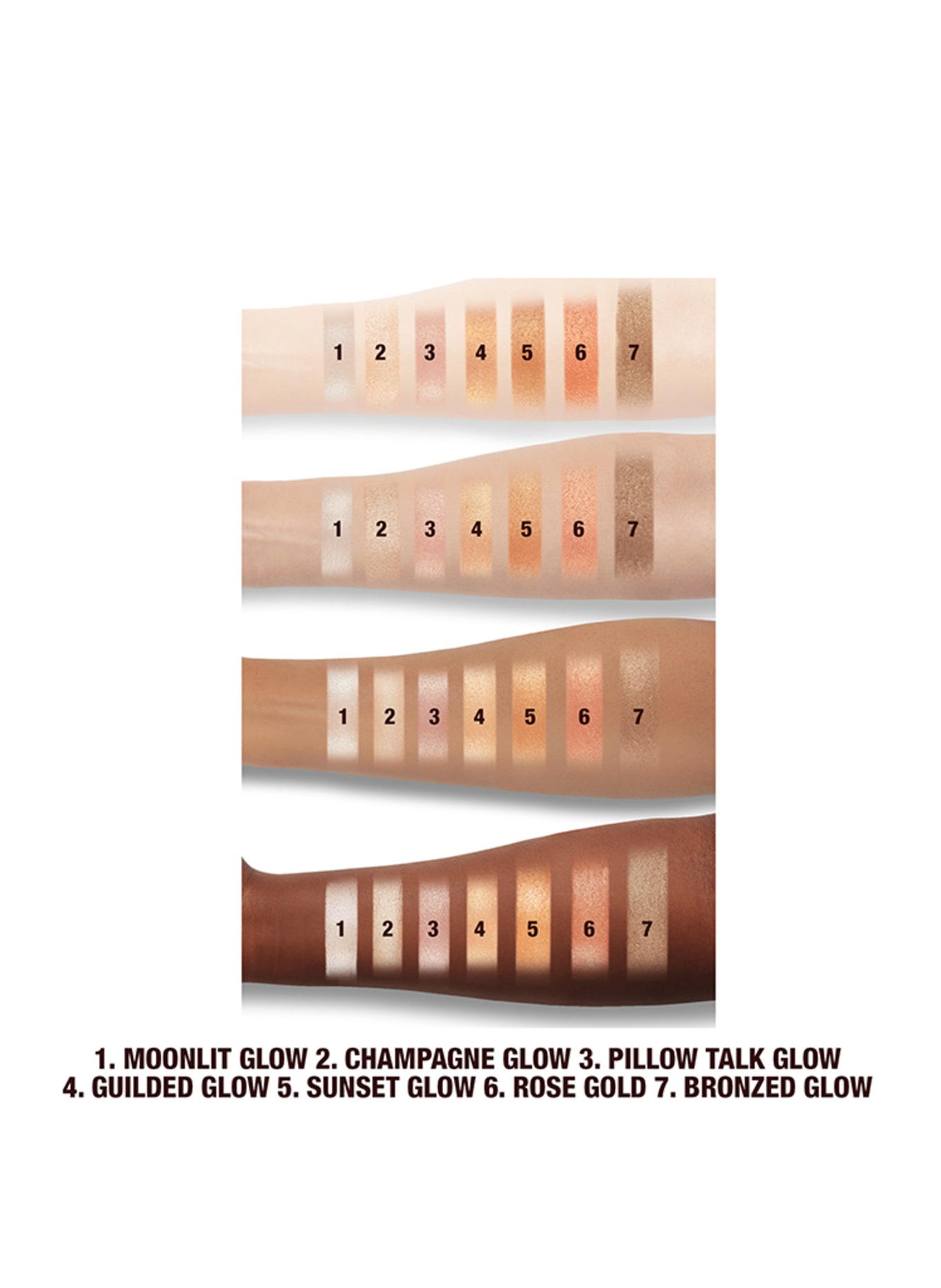 Charlotte Tilbury HOLLYWOOD GLOW GLIDE FACE ARCHITECT HIGHLIGHTER, Kolor: MOONLIT GLOW (Obrazek 6)