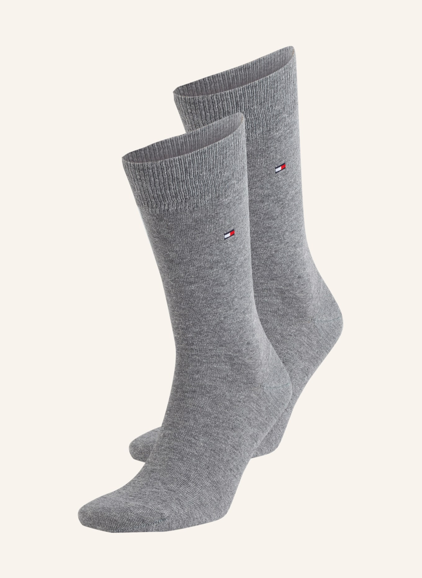 TOMMY HILFIGER 2er-Pack Socken, Farbe: 758 S- MIDDLE GREY (Bild 1)