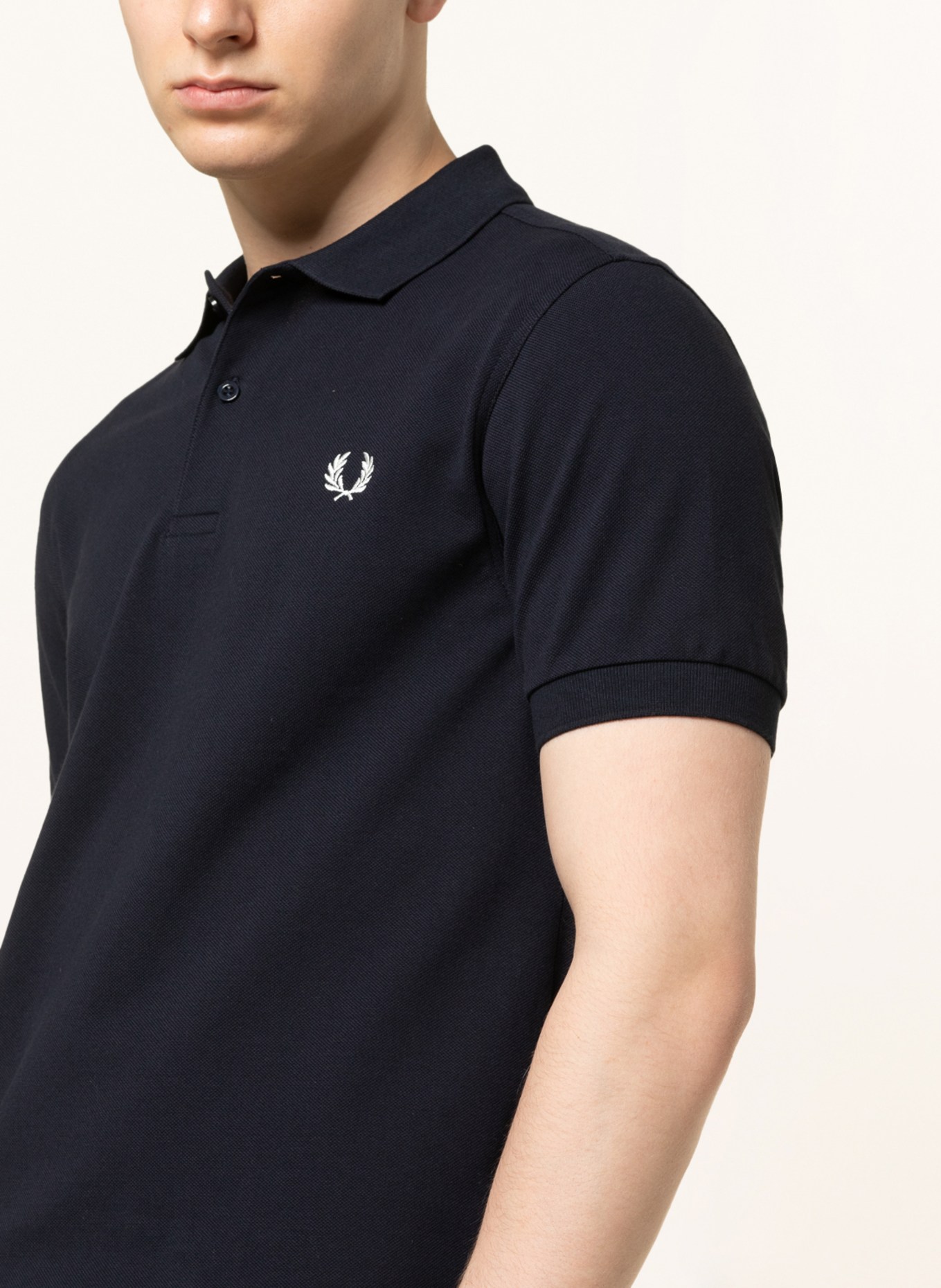 FRED PERRY Piqué-Poloshirt M6000 Slim Fit, Farbe: DUNKELBLAU (Bild 6)