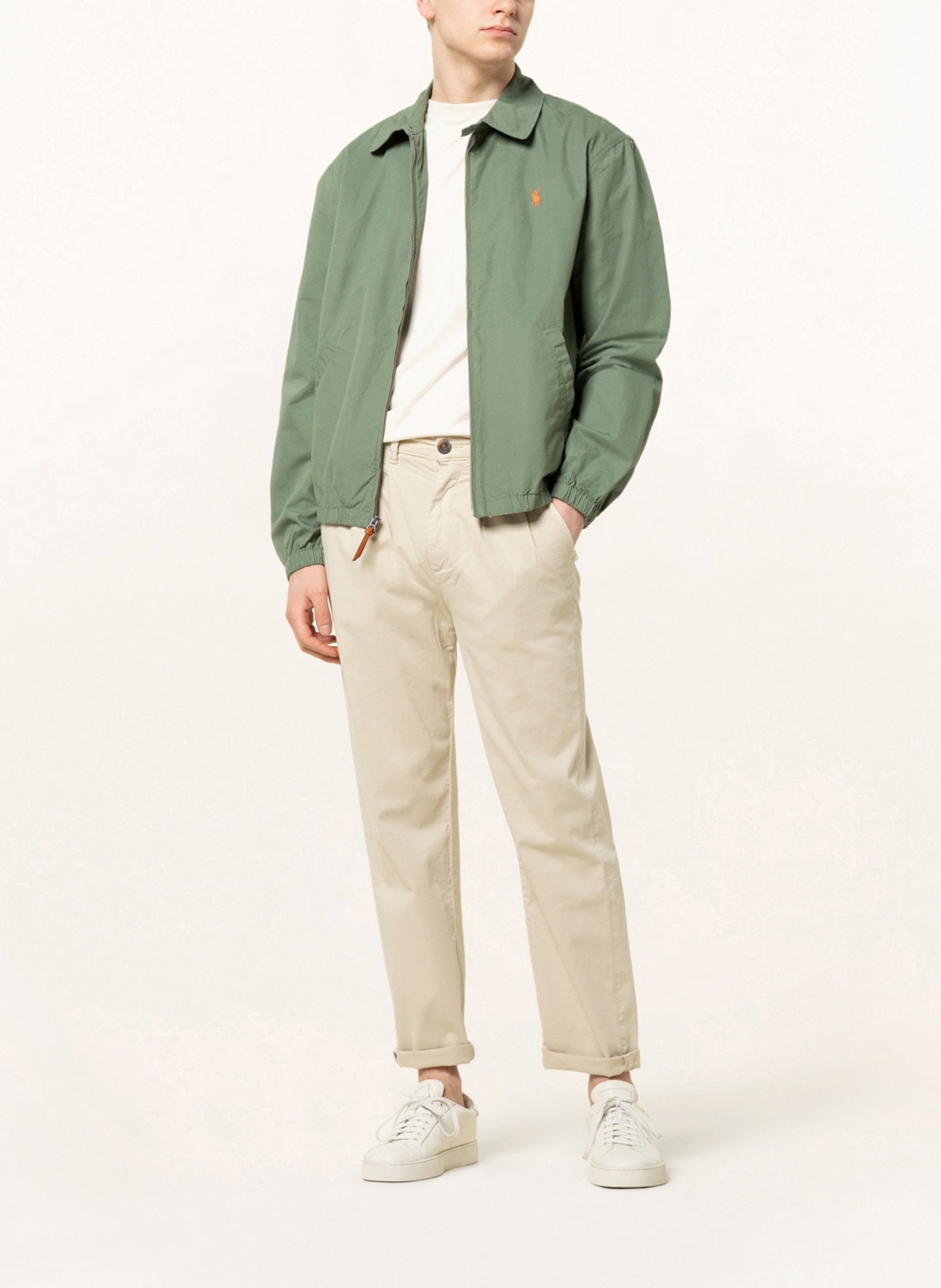 POLO RALPH LAUREN Bomber jacket BAYPORT, Color: GREEN (Image 2)