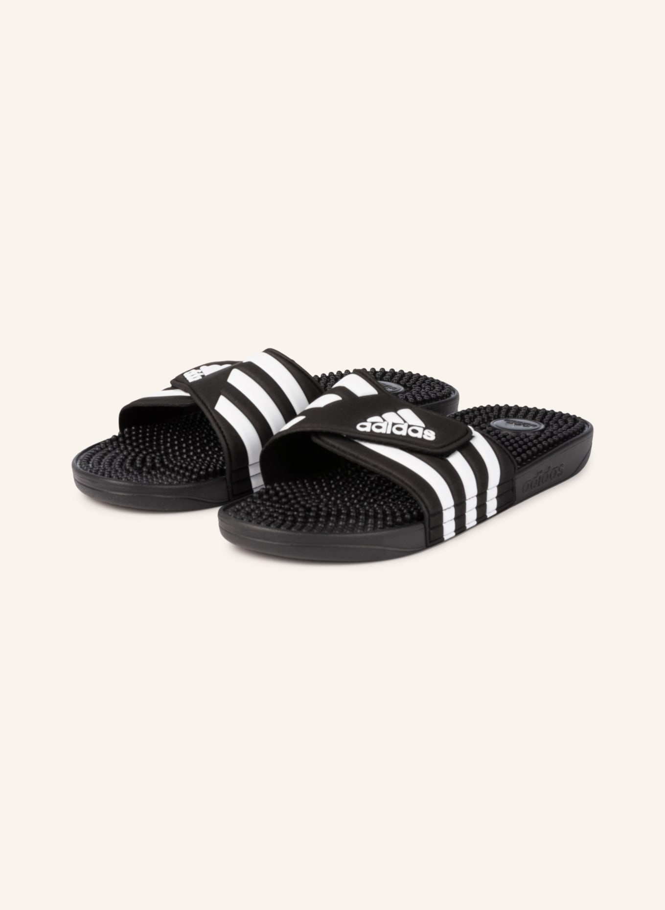 adidas Slides ADISSAGE, Color: BLACK/ WHITE (Image 1)