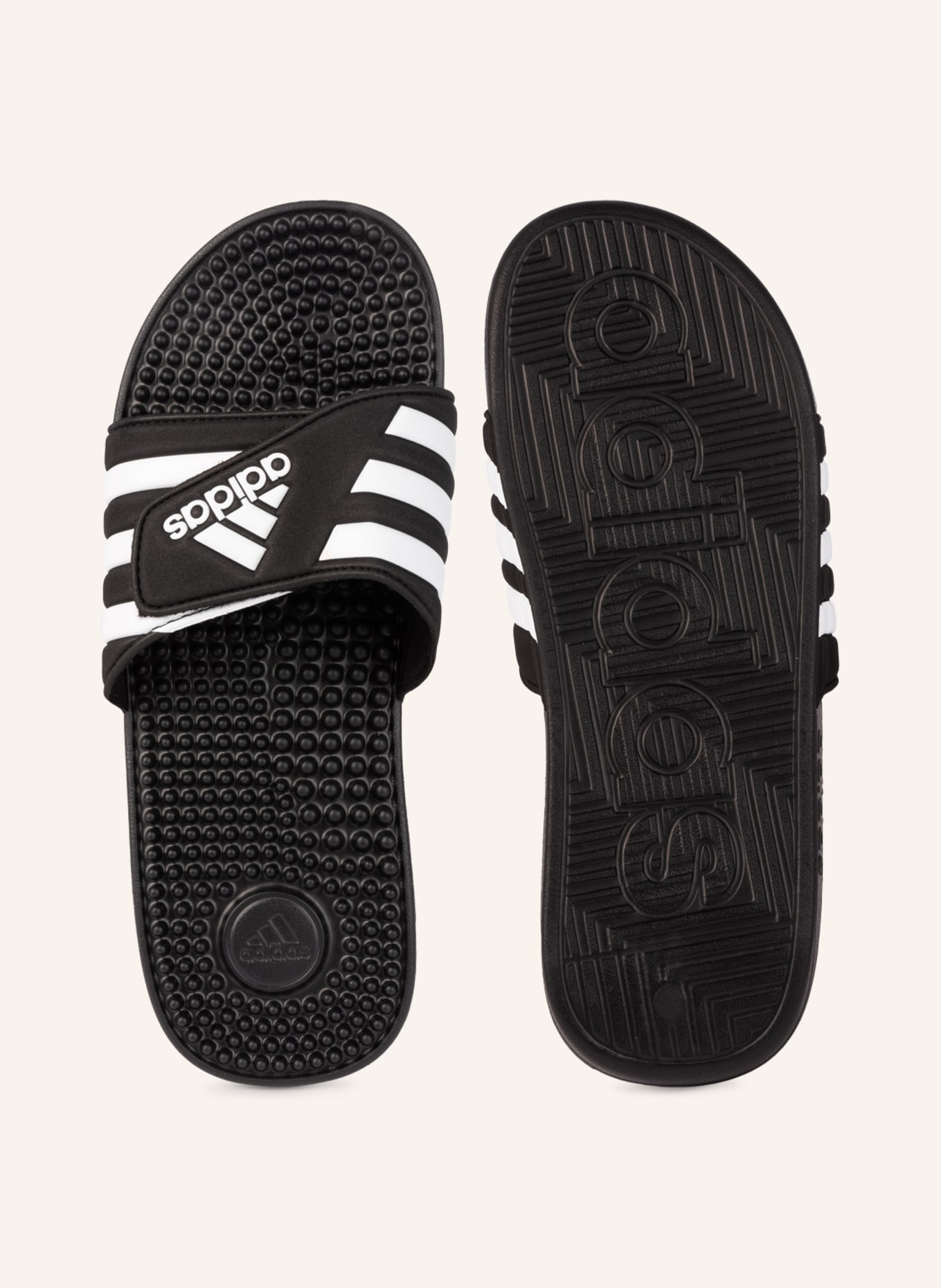 adidas Slides ADISSAGE, Color: BLACK/ WHITE (Image 5)