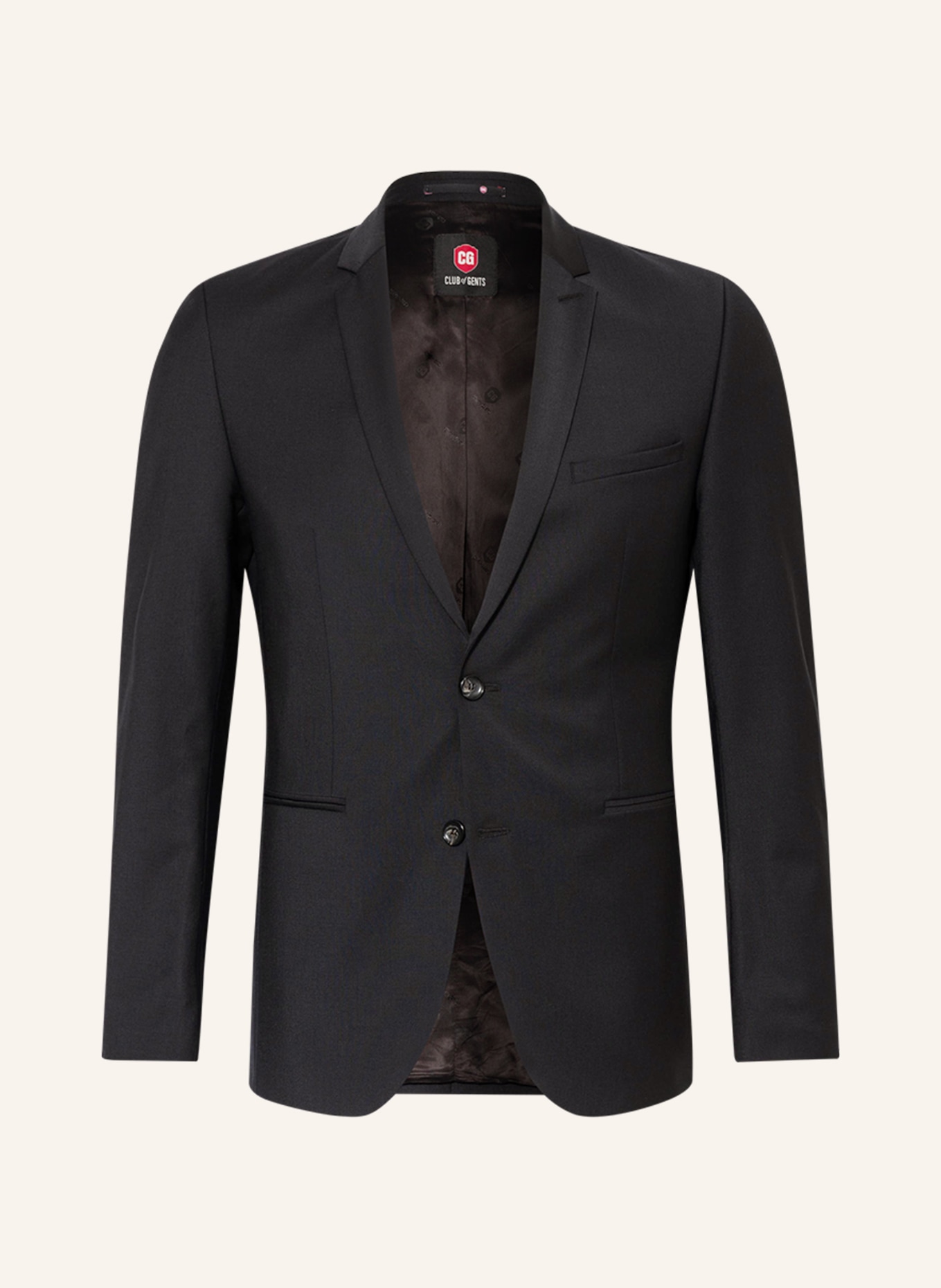 CG - CLUB of GENTS Suit jacket IAN super slim fit  , Color: 90 SCHWARZ (Image 1)