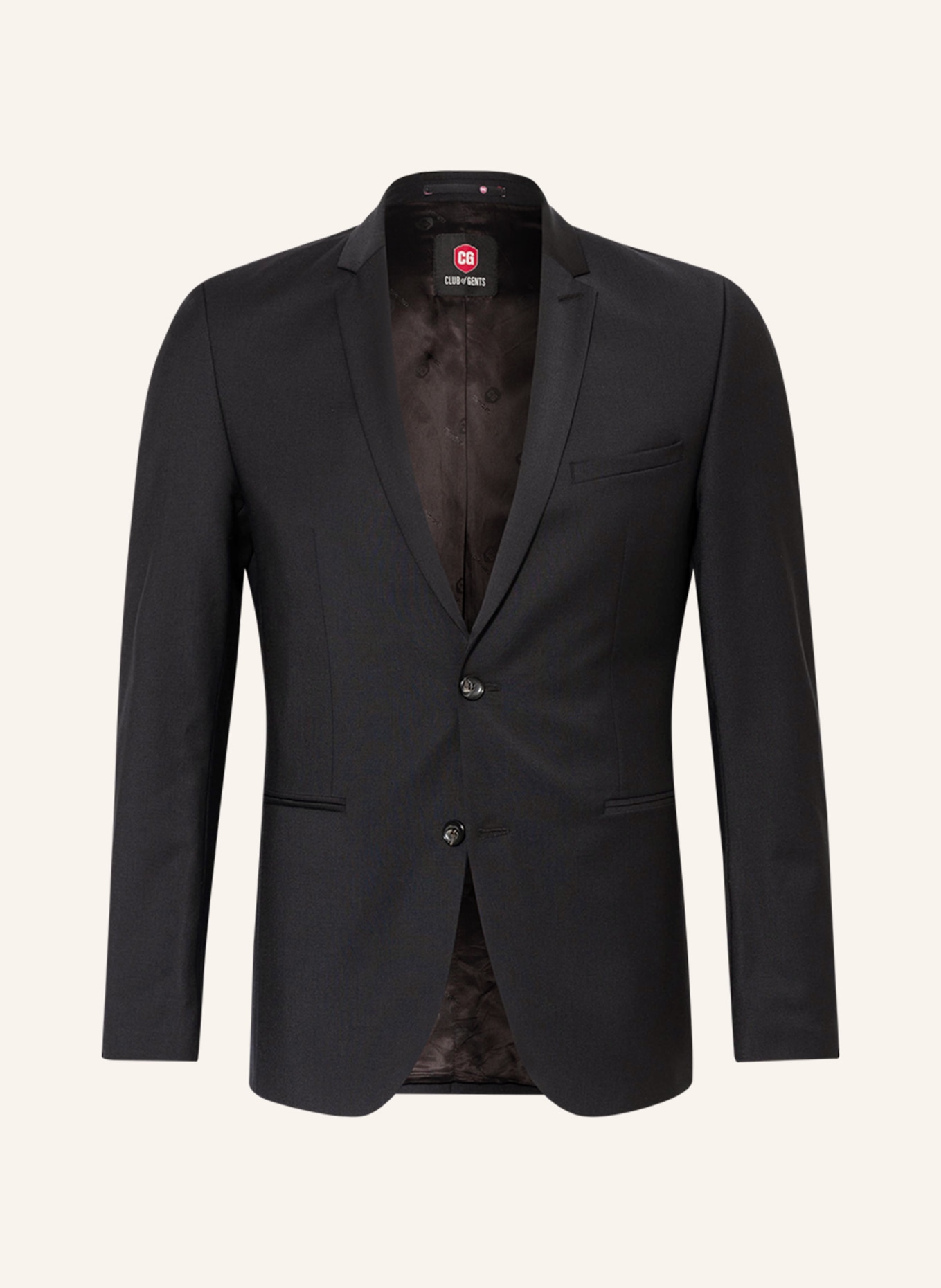 CG - CLUB of GENTS Oblekové sako IAN Super Slim Fit  , Barva: 90 SCHWARZ (Obrázek 1)