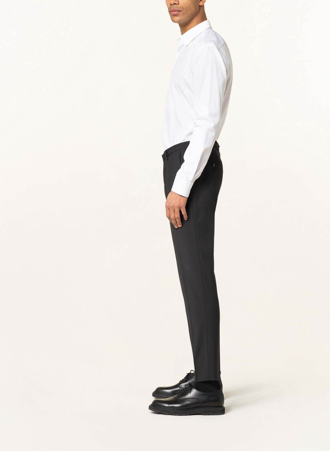 CG - CLUB of GENTS Suit trousers IKE super slim fit , Color: BLACK (Image 6)