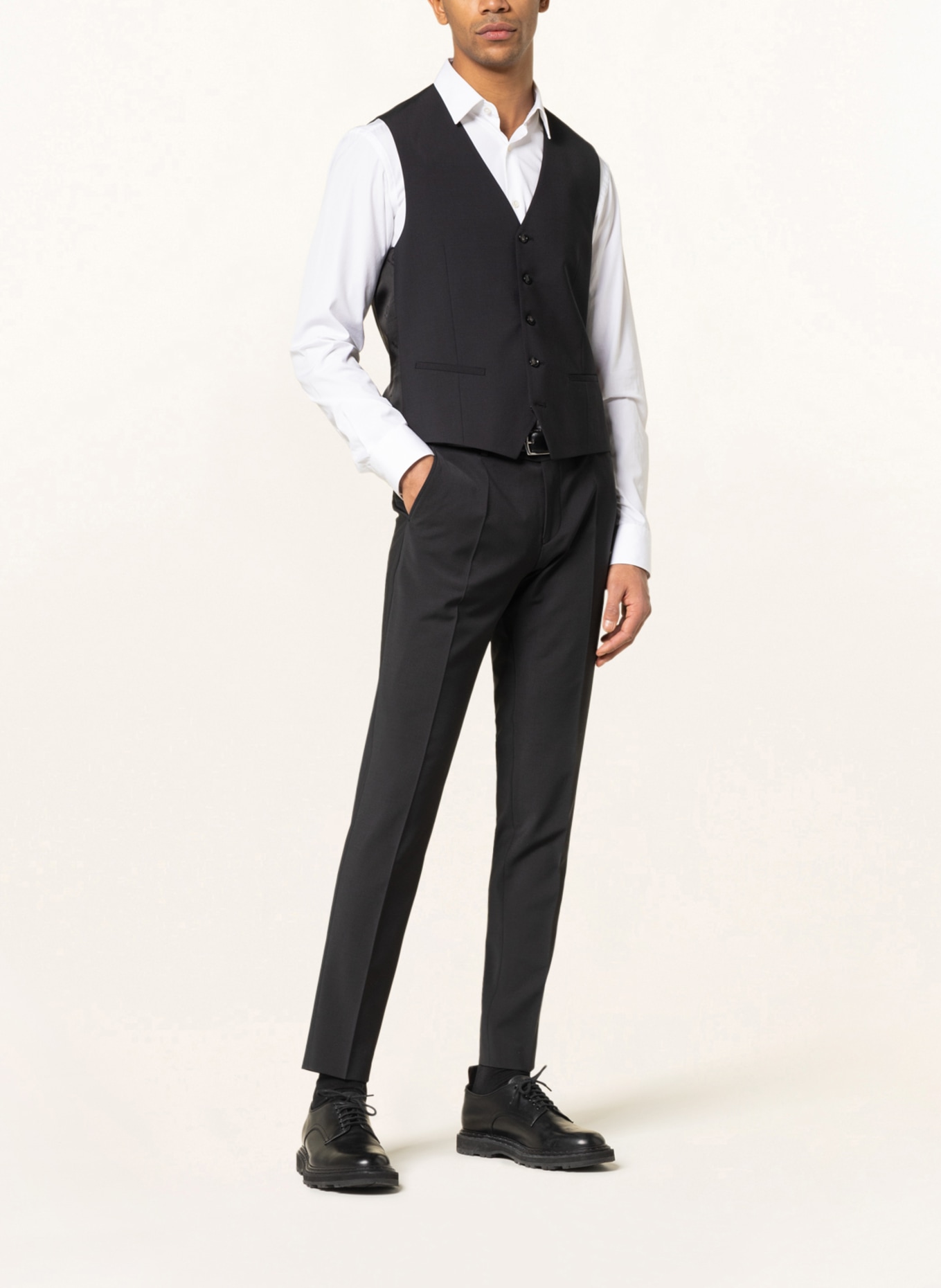 CG - CLUB of GENTS Suit pants IVY slim fit, Color: 90 SCHWARZ (Image 3)