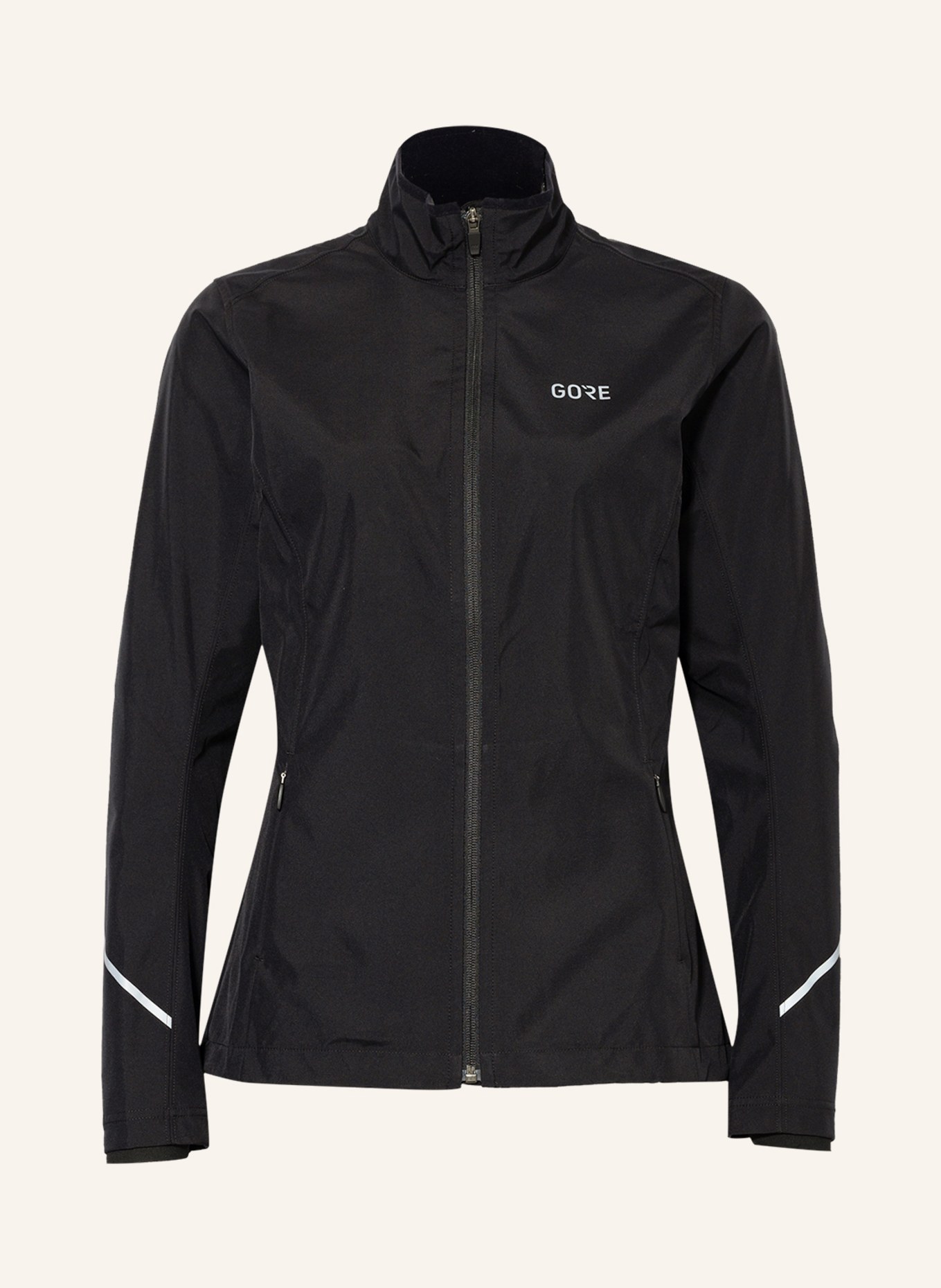 GORE RUNNING WEAR Running jacket R3 PARTIAL GORE-TEX INFINIUM™ in black