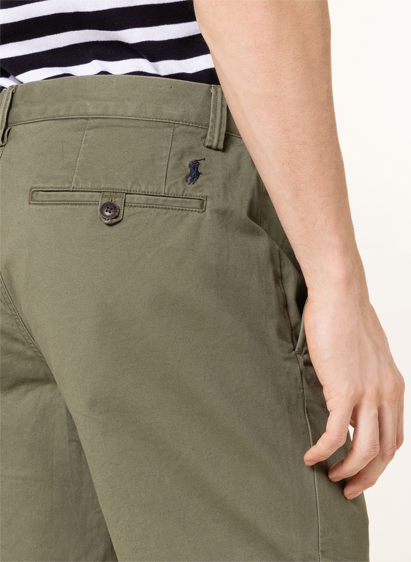 POLO RALPH LAUREN Chino shorts straight fit: OLIVE