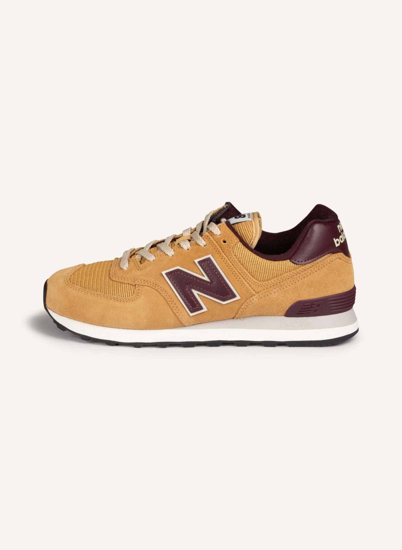 new balance Sneakers ML574, Color: CAMEL/ DARK RED (Image 4)
