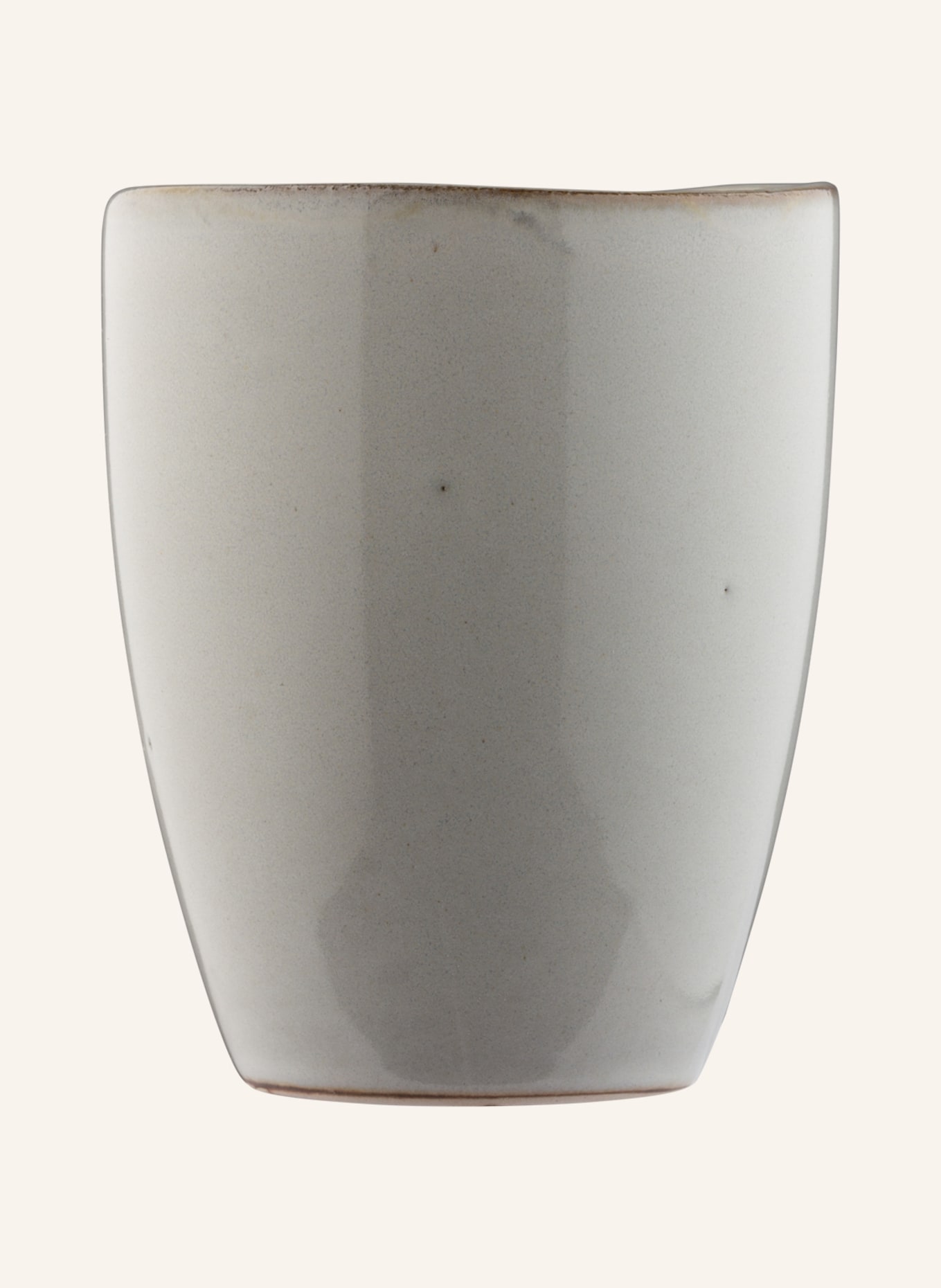 BROSTE COPENHAGEN Set of 4 mugs NORDIC SAND, Color: WHITE/ LIGHT BLUE/ DARK BROWN (Image 2)