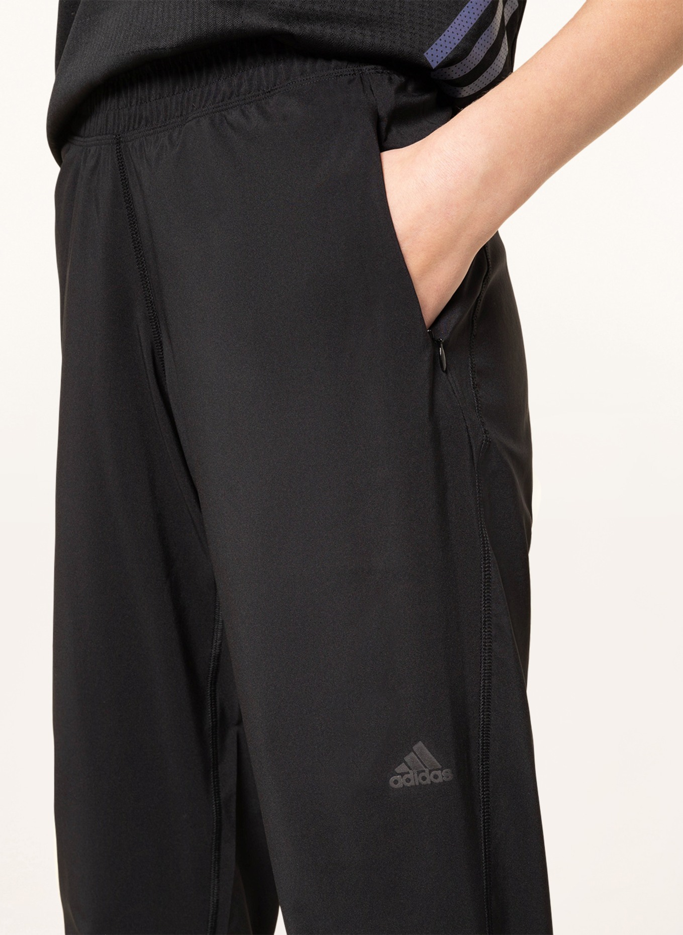 adidas Running trousers RUN ICONS, Color: BLACK (Image 5)