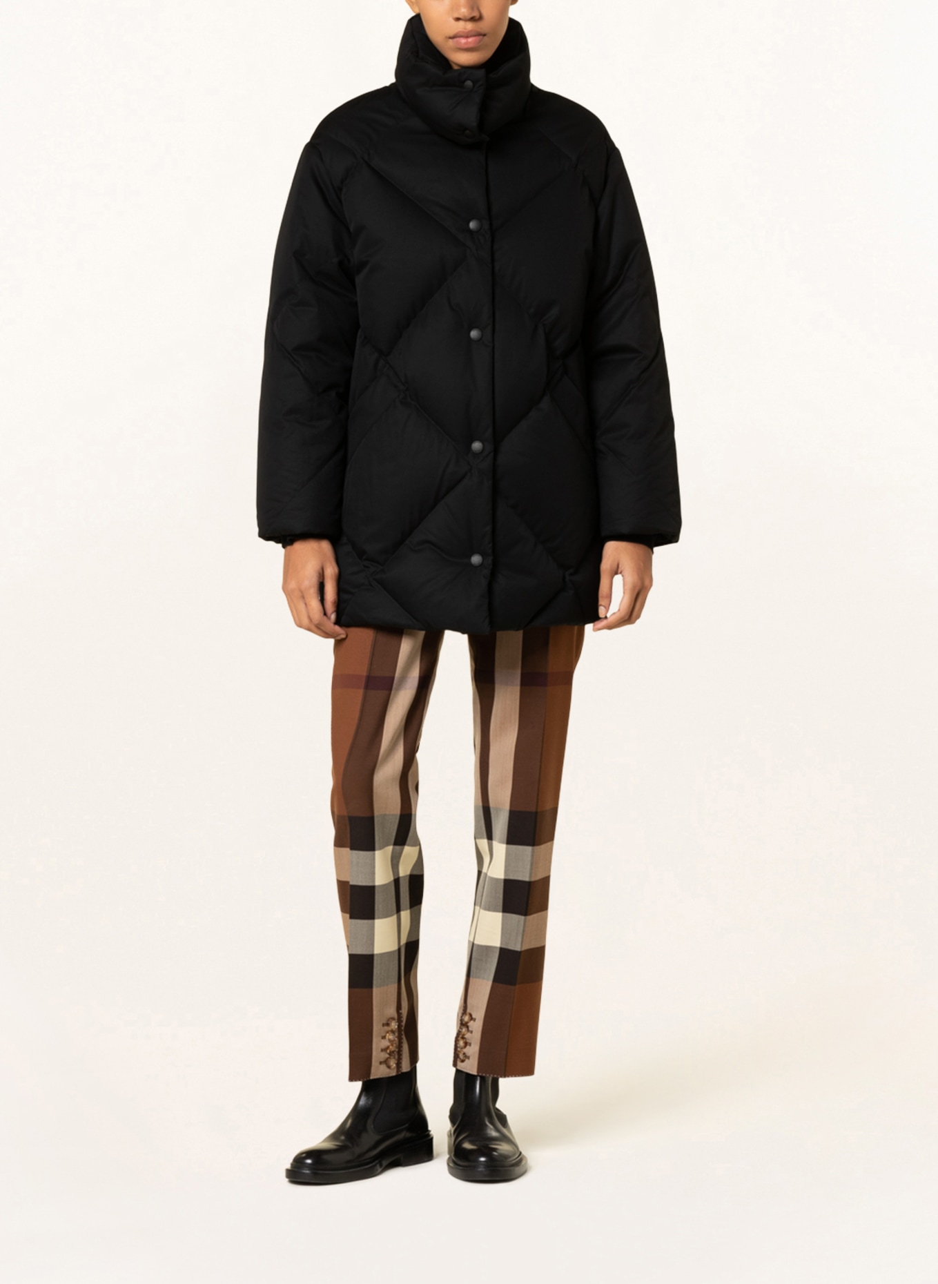 BURBERRY Down coat CAWSTON, Color: BLACK (Image 2)