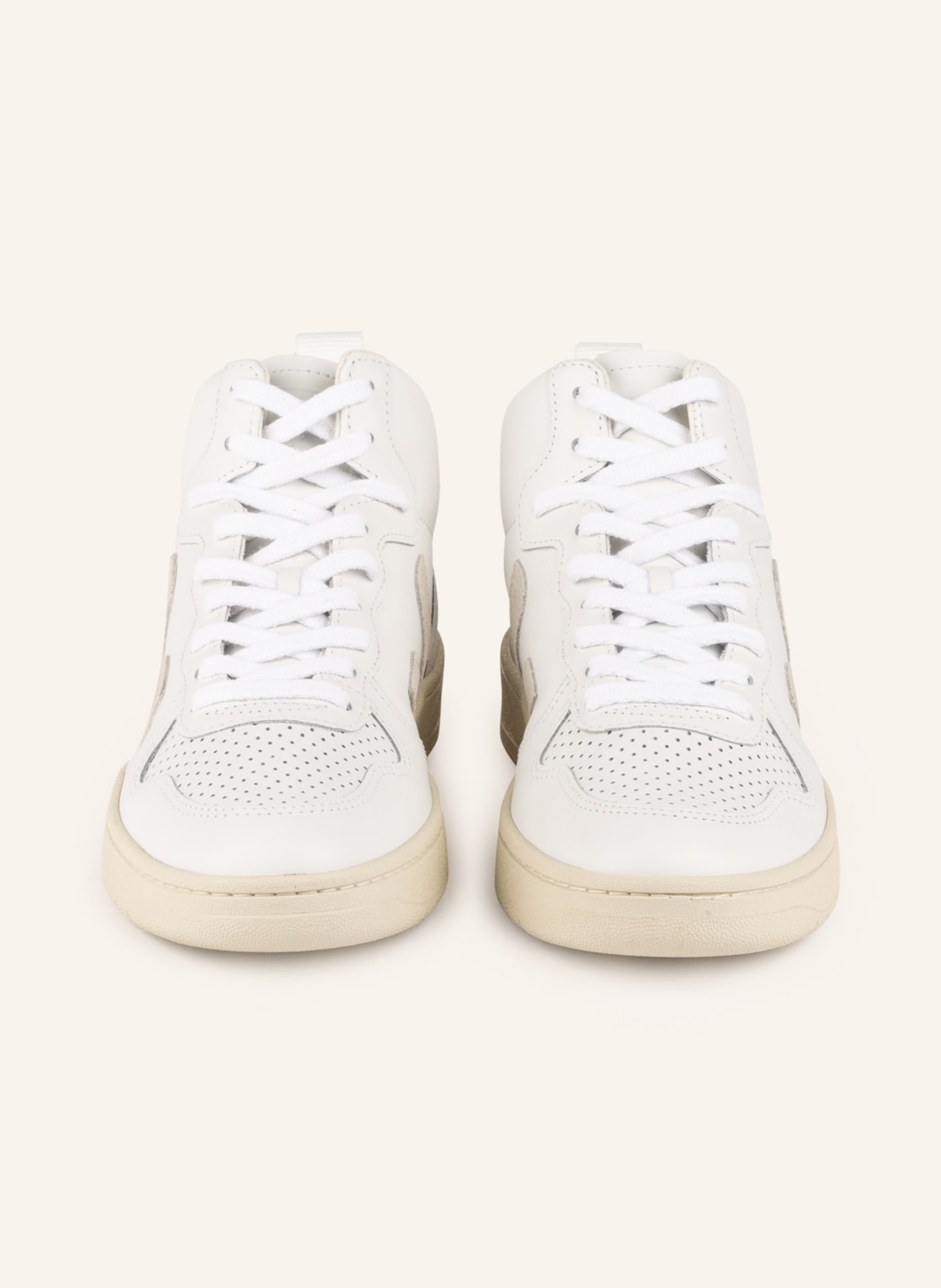 VEJA High-top sneakers V-15, Color: WHITE/ CREAM (Image 3)